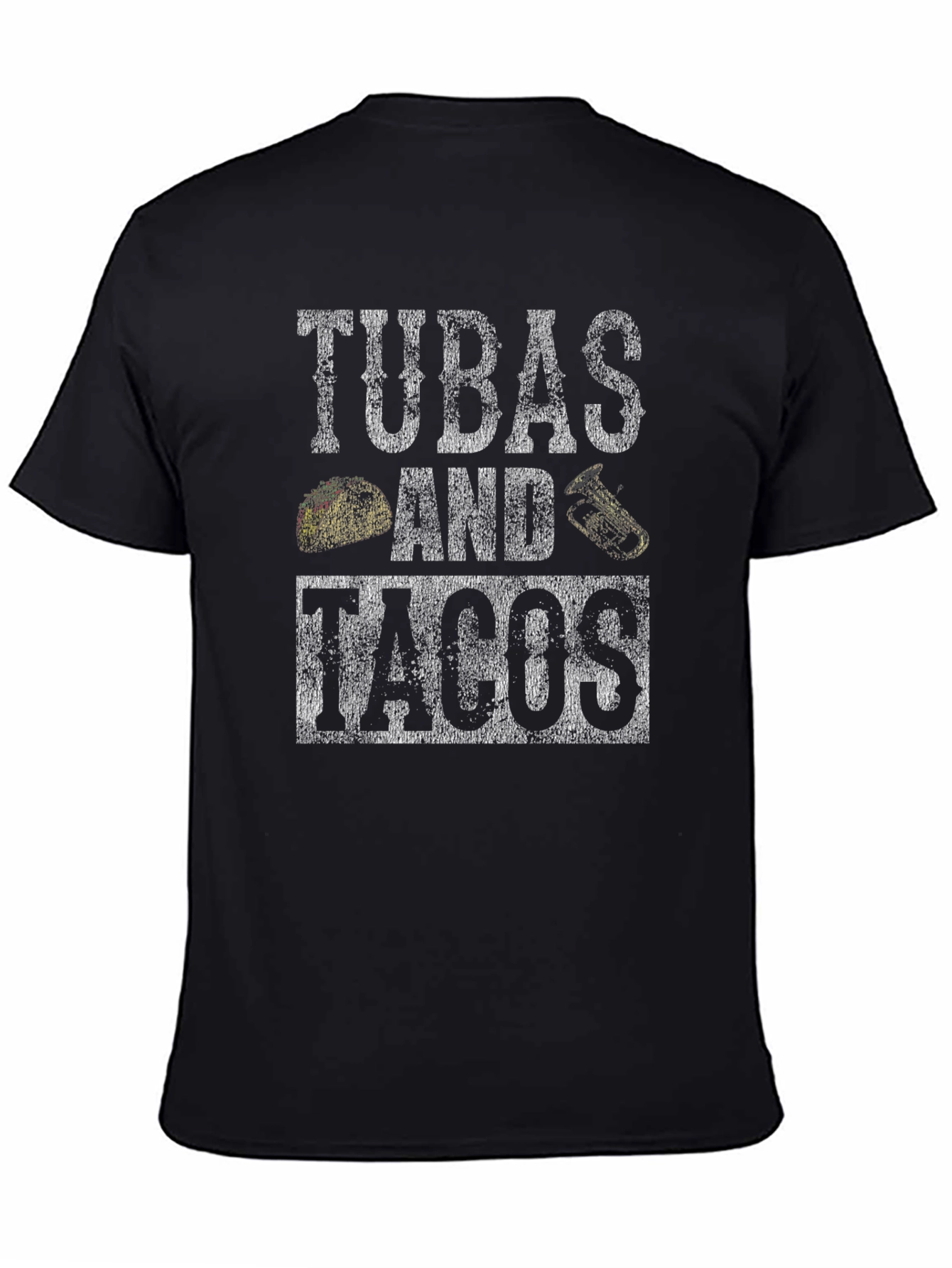 Tuba & Tacos Graphic T-Shirt - Novelty Band Tee