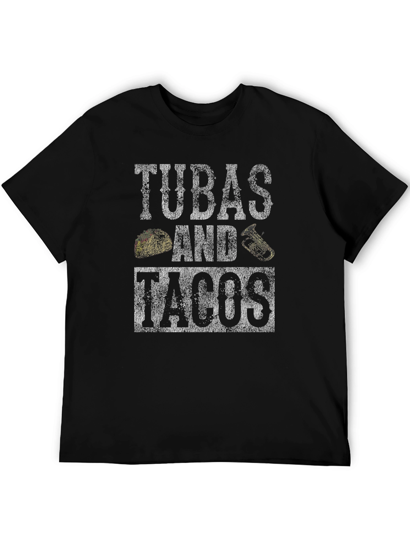 Tuba & Tacos Graphic T-Shirt - Novelty Band Tee