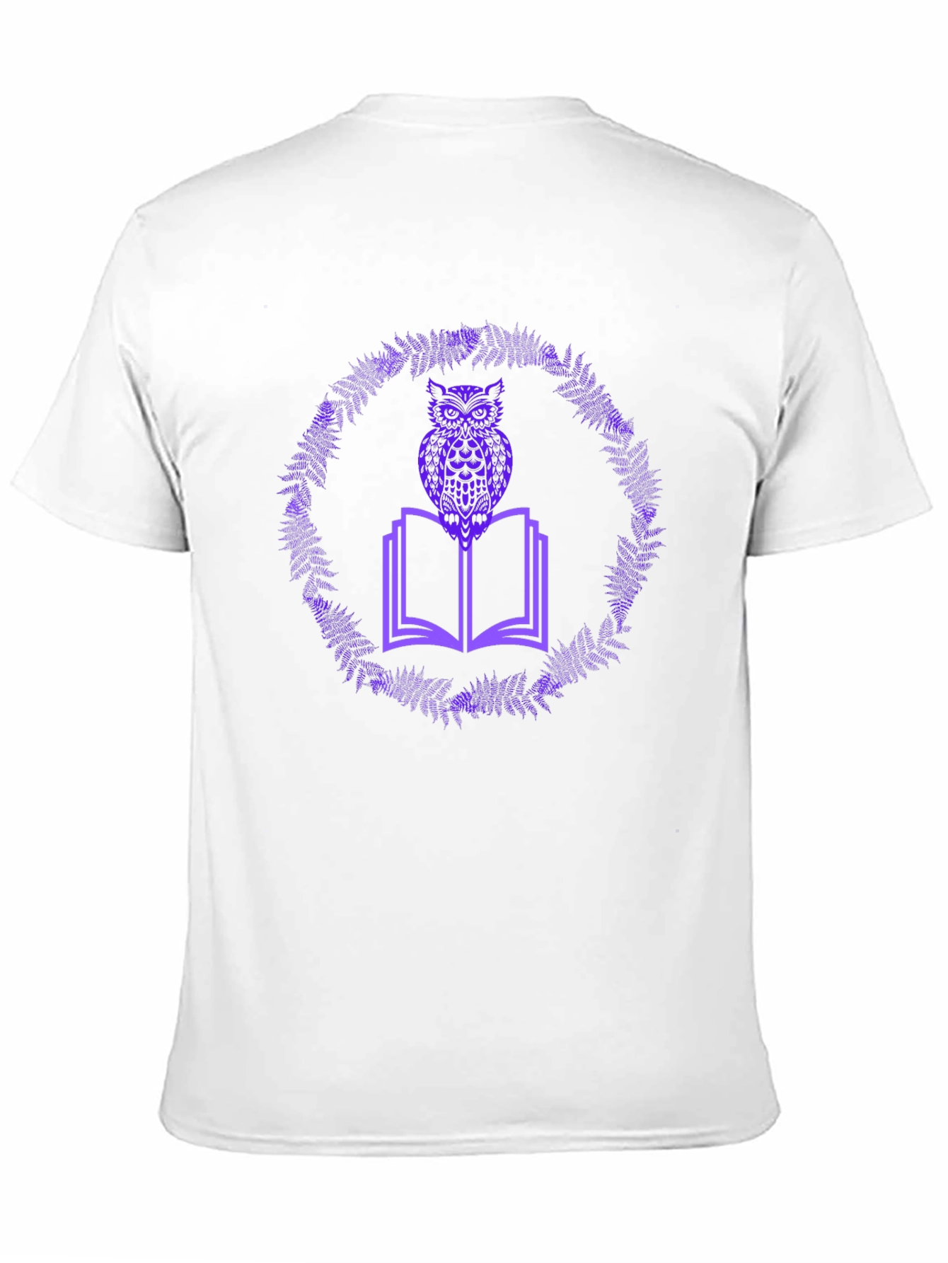 Owl on Book Graphic Tee - Black