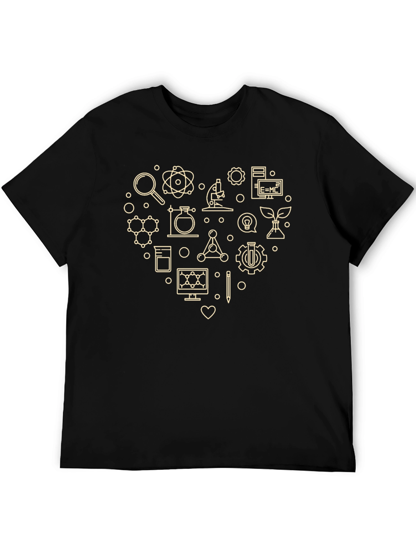 Science Lovers T-Shirt: Heart of Science