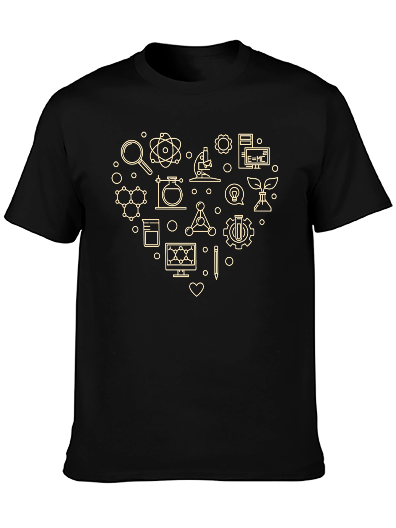 Science Lovers T-Shirt: Heart of Science