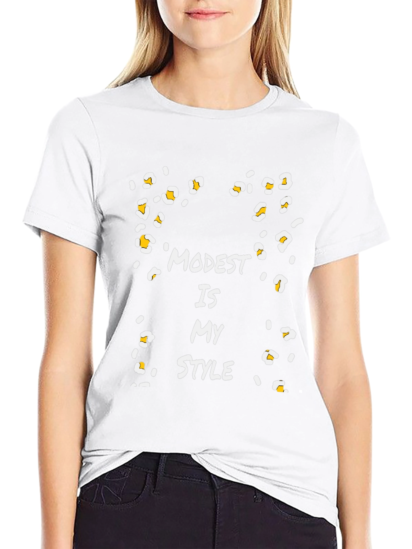 Modest Is My Style Graphic T-Shirt - Black