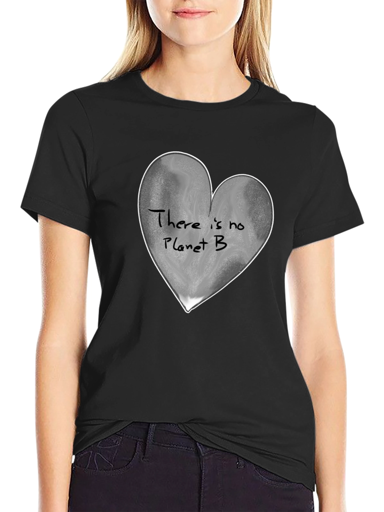 Planet B Heart Graphic Tee