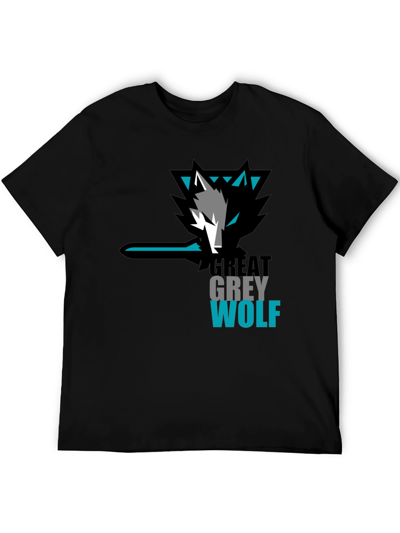Great Grey Wolf Graphic T-Shirt