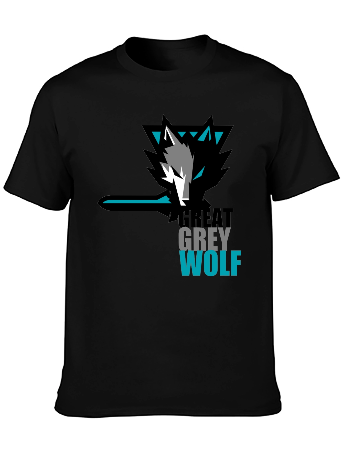 Great Grey Wolf Graphic T-Shirt
