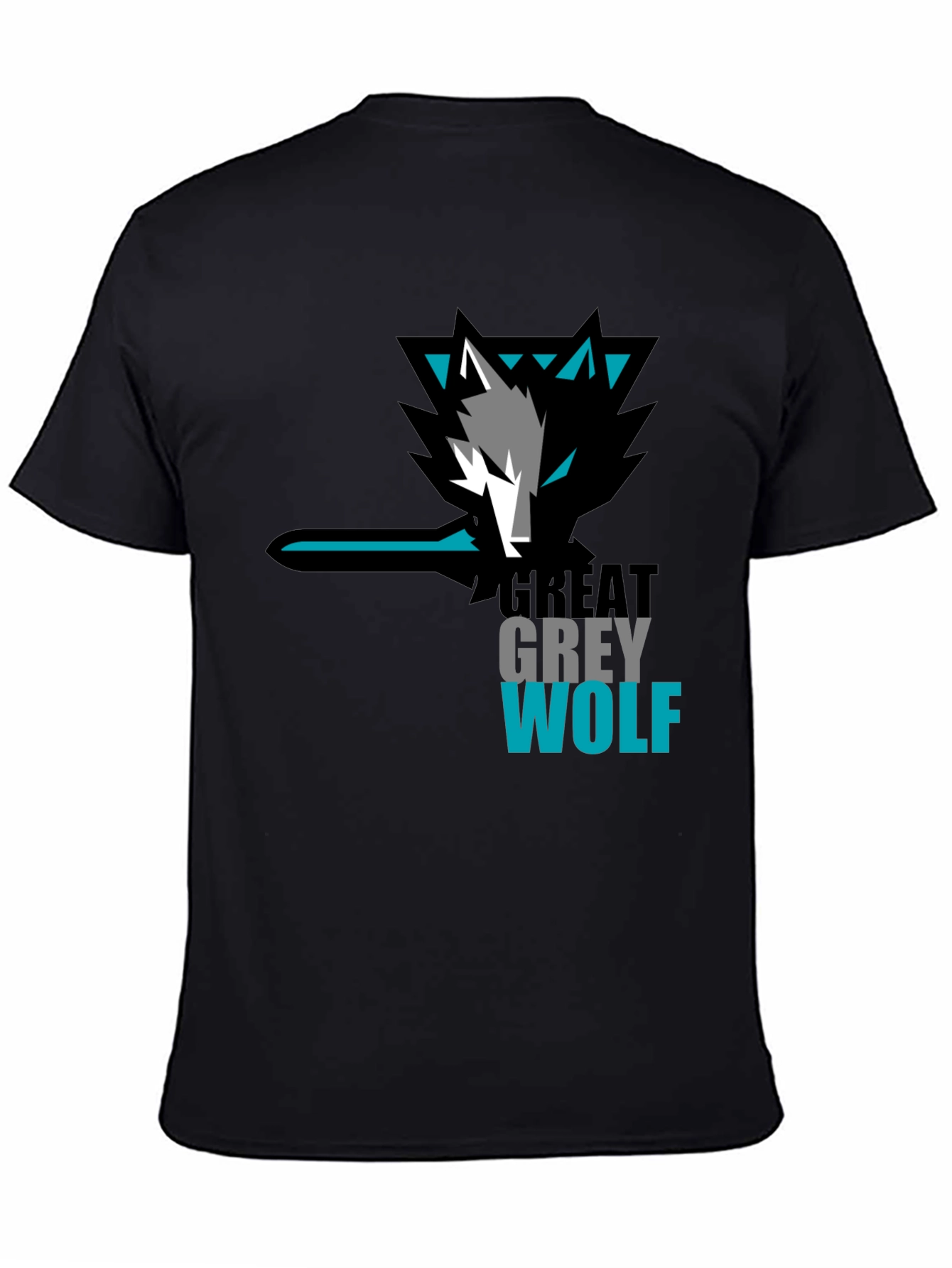 Great Grey Wolf Graphic T-Shirt