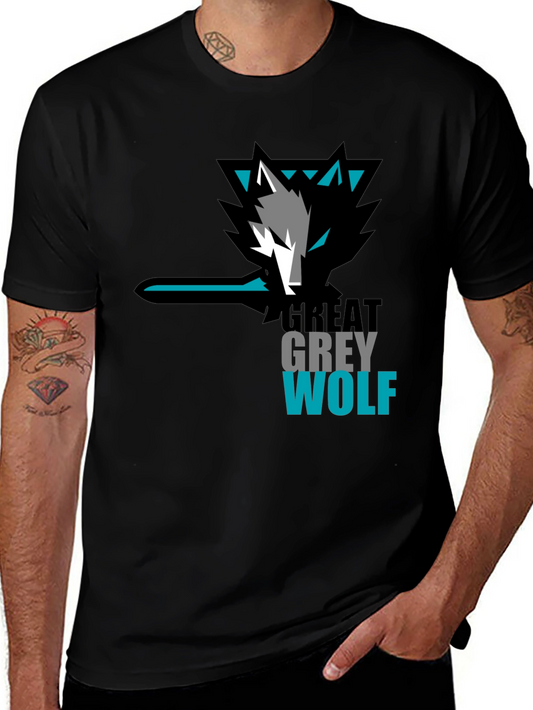 Great Grey Wolf Graphic T-Shirt