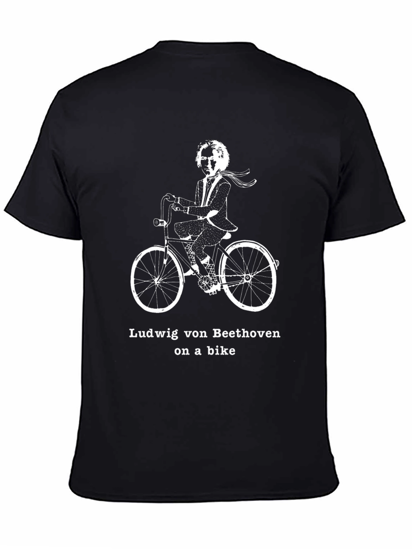 Ludwig van Beethoven on a Bike T-Shirt