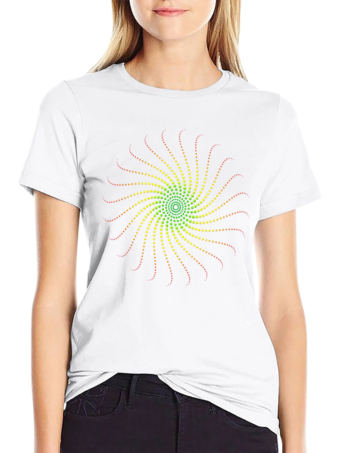 Rasta Spiral Graphic Tee - Stylish Cotton Comfort