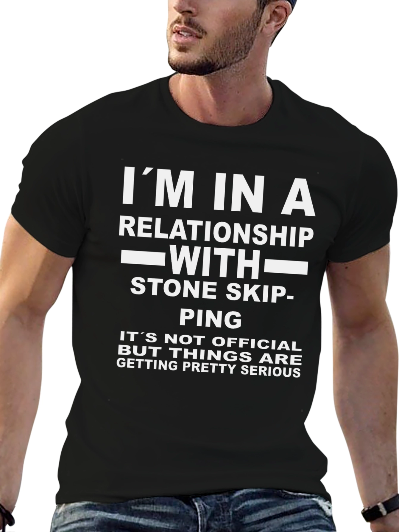 Stone Skipping Relationship Graphic T-Shirt