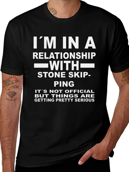Stone Skipping Relationship Graphic T-Shirt