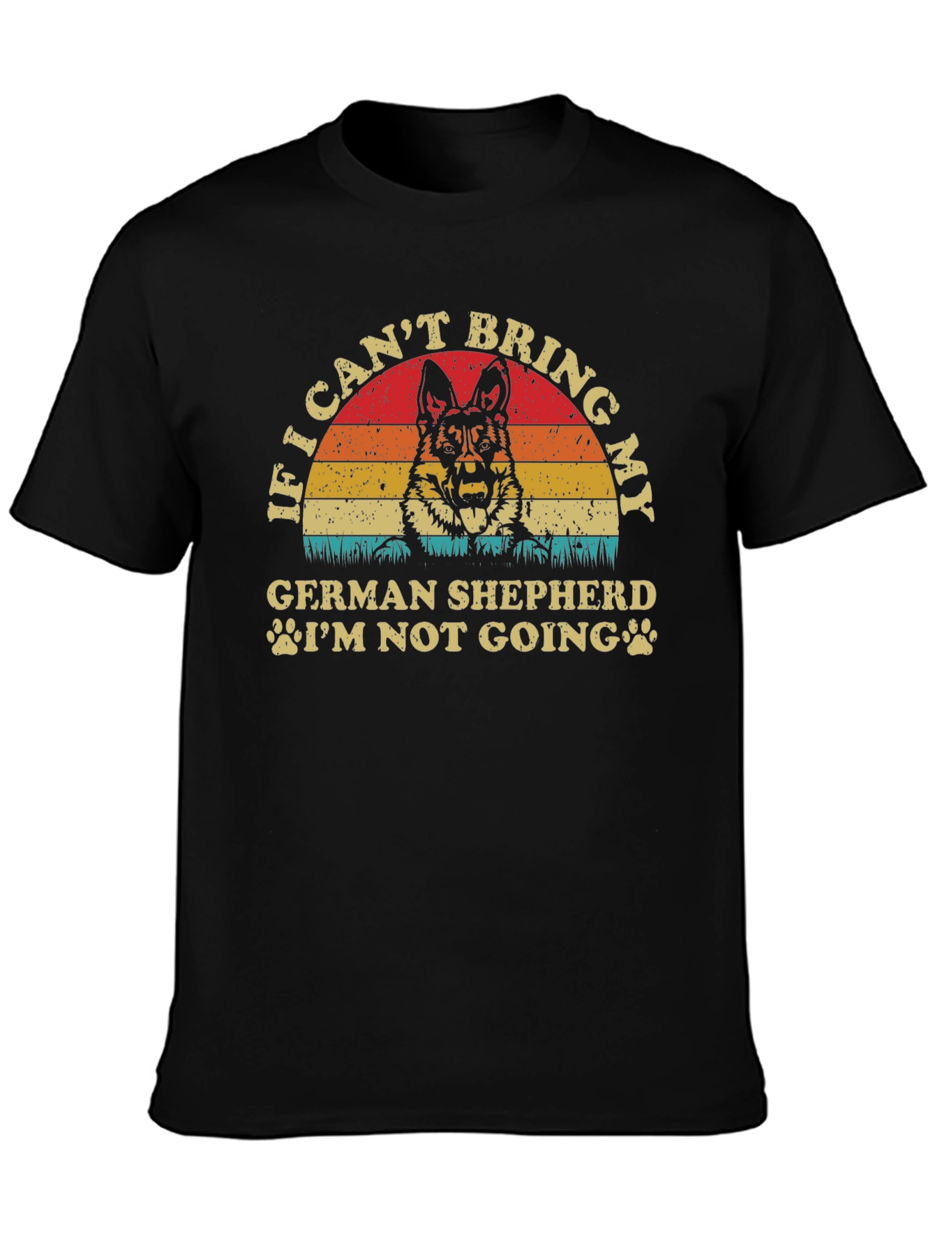 German Shepherd Graphic Tee - Dog Lover T-Shirt