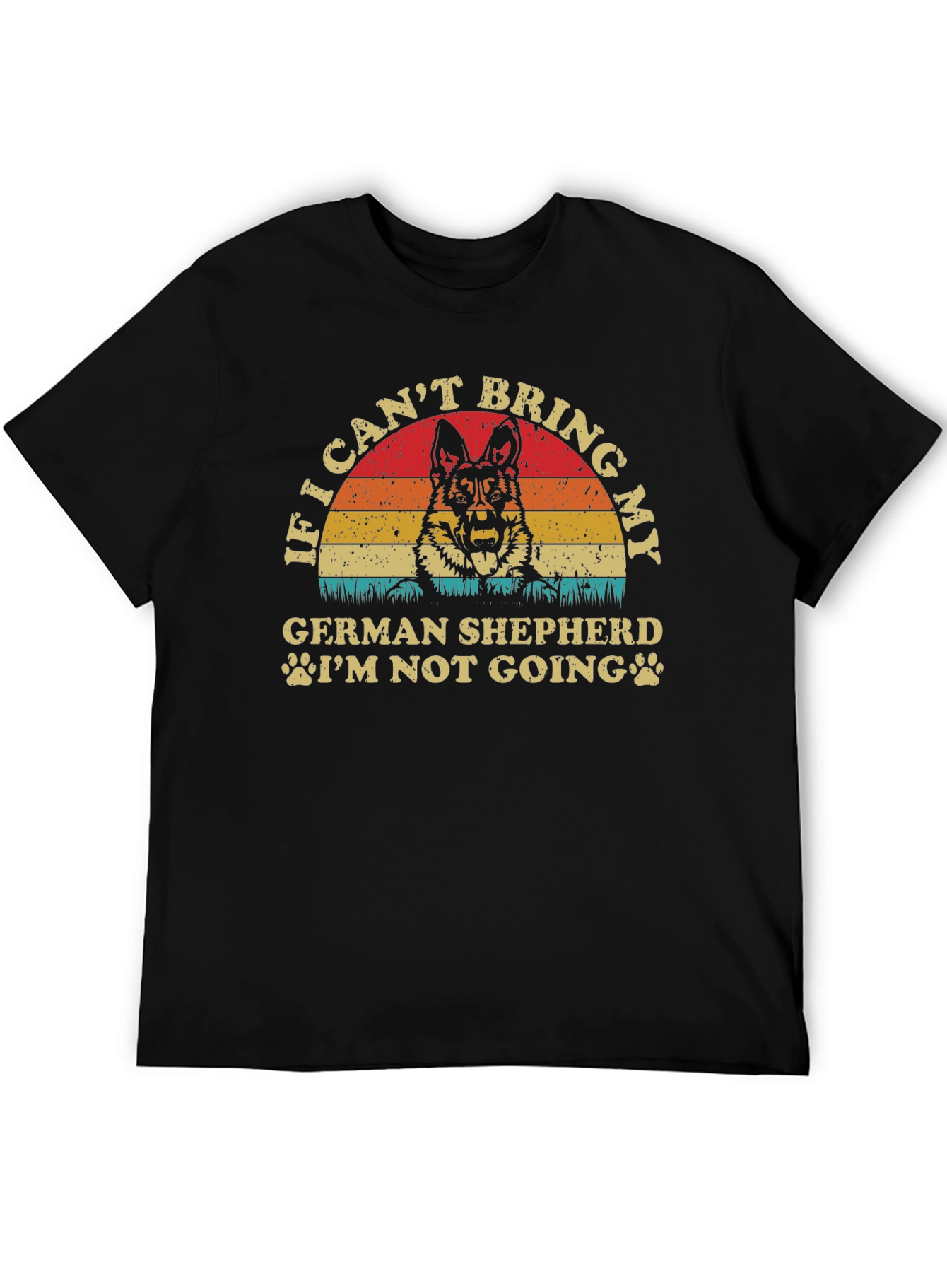 German Shepherd Graphic Tee - Dog Lover T-Shirt