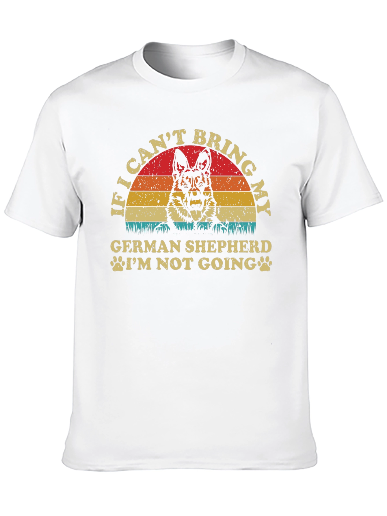 German Shepherd Graphic Tee - Dog Lover T-Shirt
