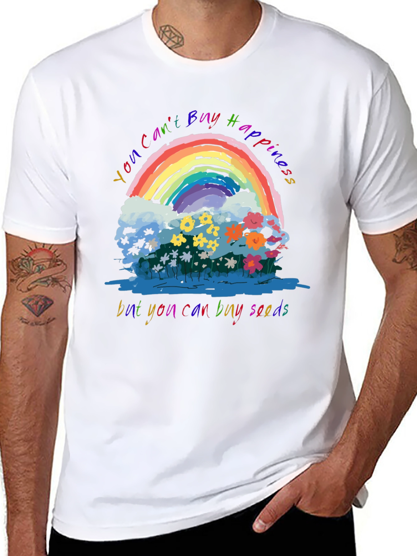 Happiness Seeds Graphic T-Shirt
