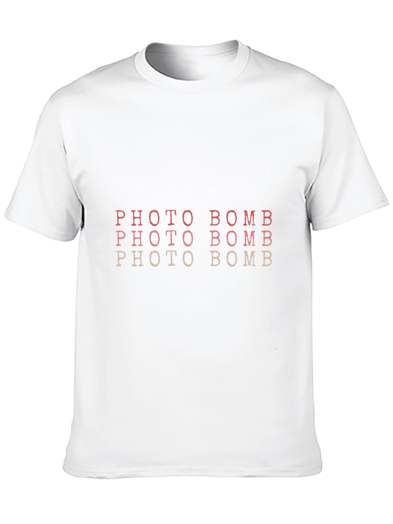 Photo Bomb Graphic Tee - Mens Black T-Shirt