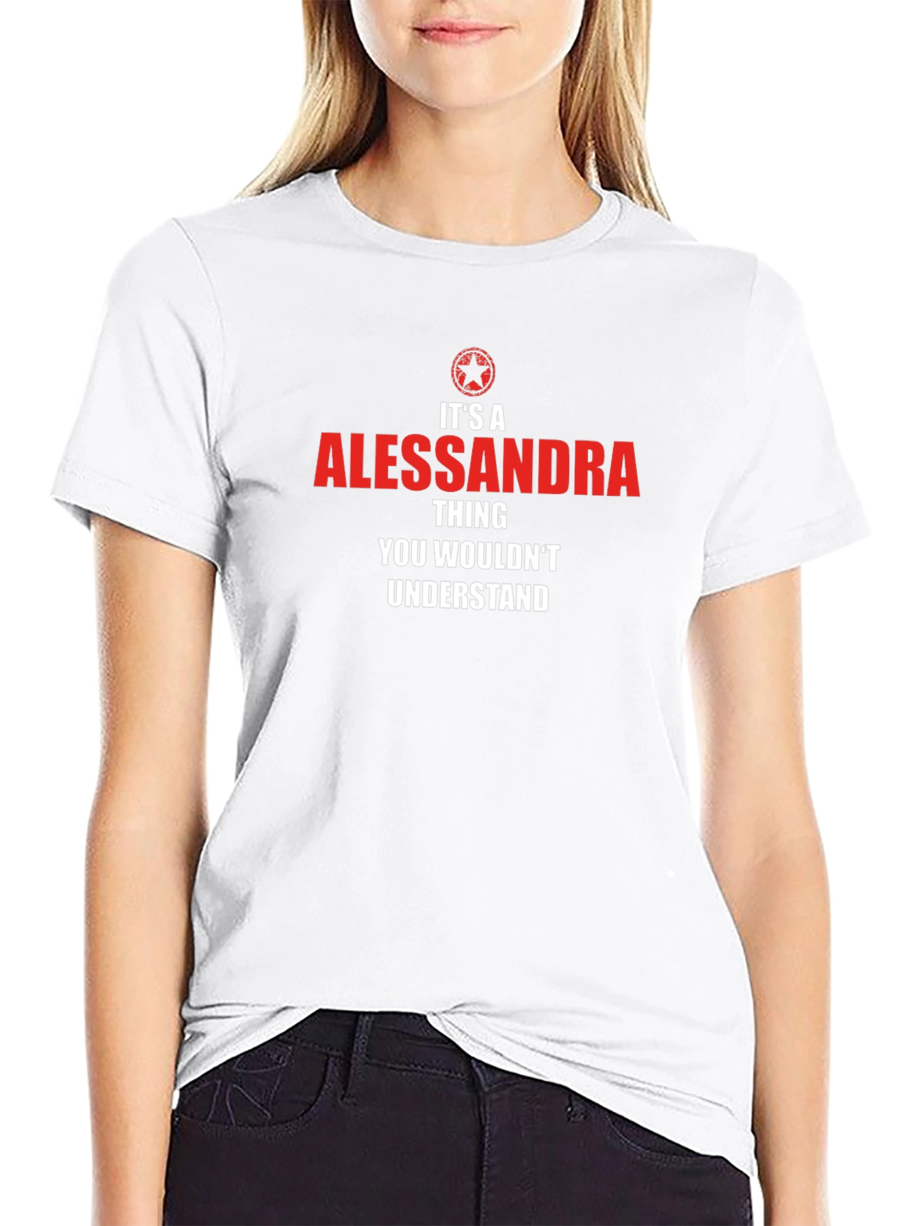 Alessandra Thing T-Shirt - Novelty Graphic Tee