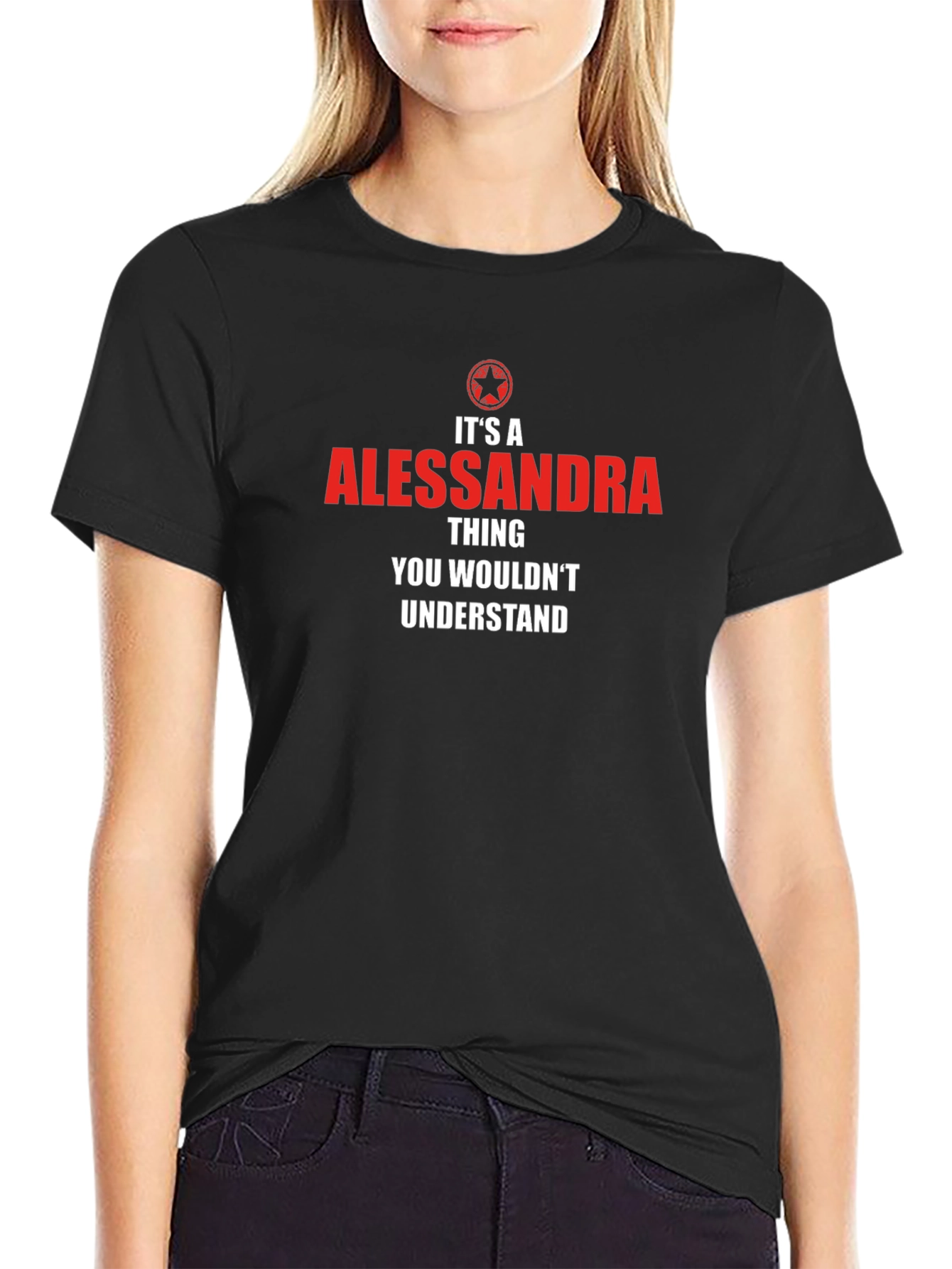 Alessandra Thing T-Shirt - Novelty Graphic Tee