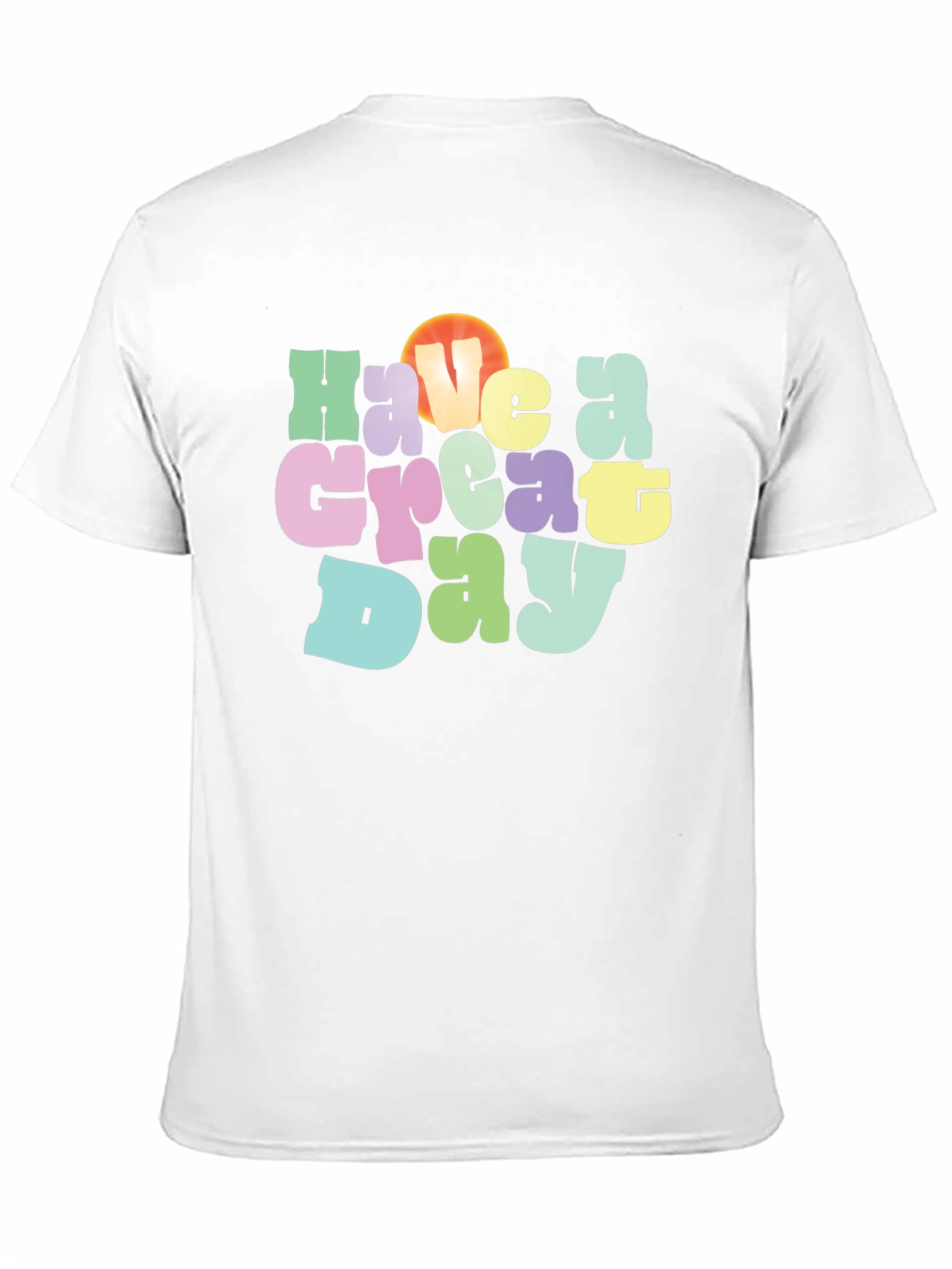 Have a Great Day Graphic T-Shirt - Black