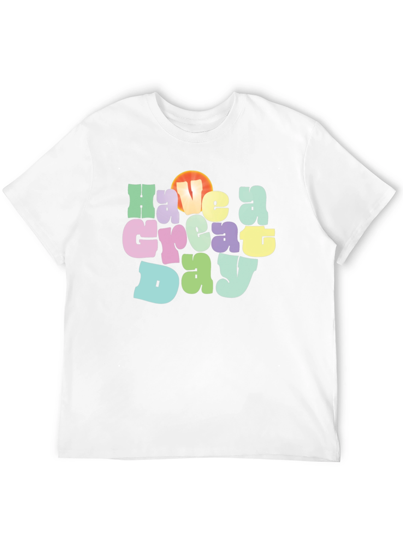 Have a Great Day Graphic T-Shirt - Black
