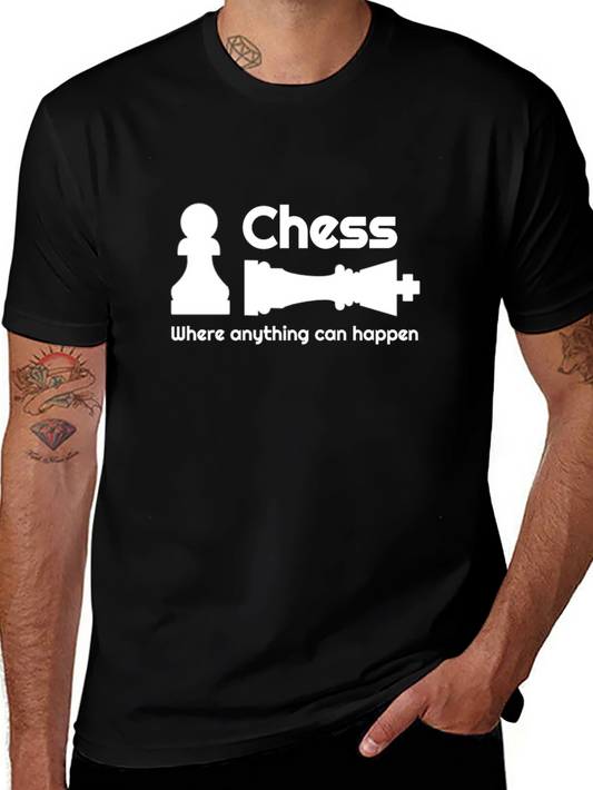 Chess Graphic T-Shirt - Where Anything Can Happen!