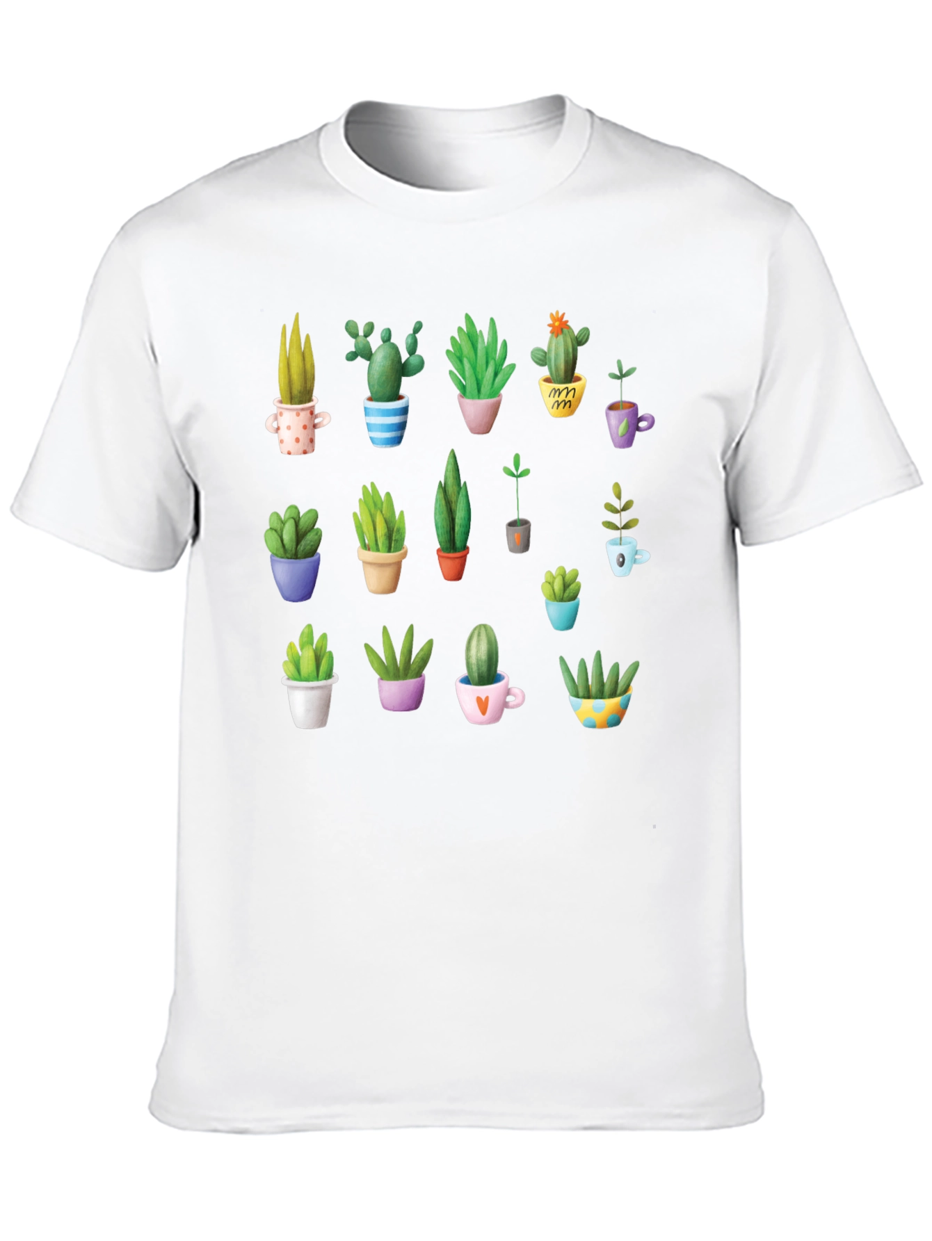 Cactus Lover Tee - Cute Plant Design