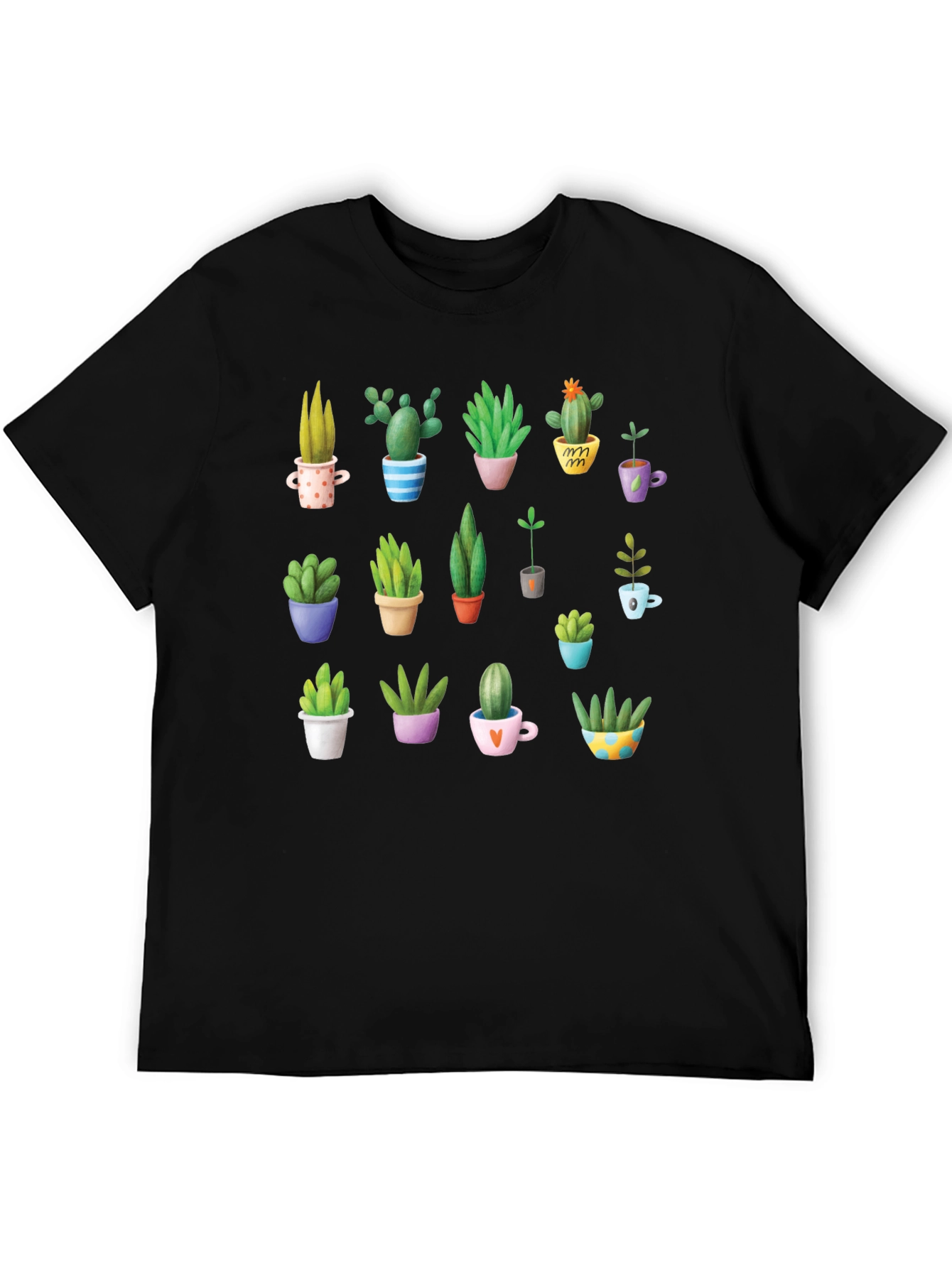 Cactus Lover Tee - Cute Plant Design