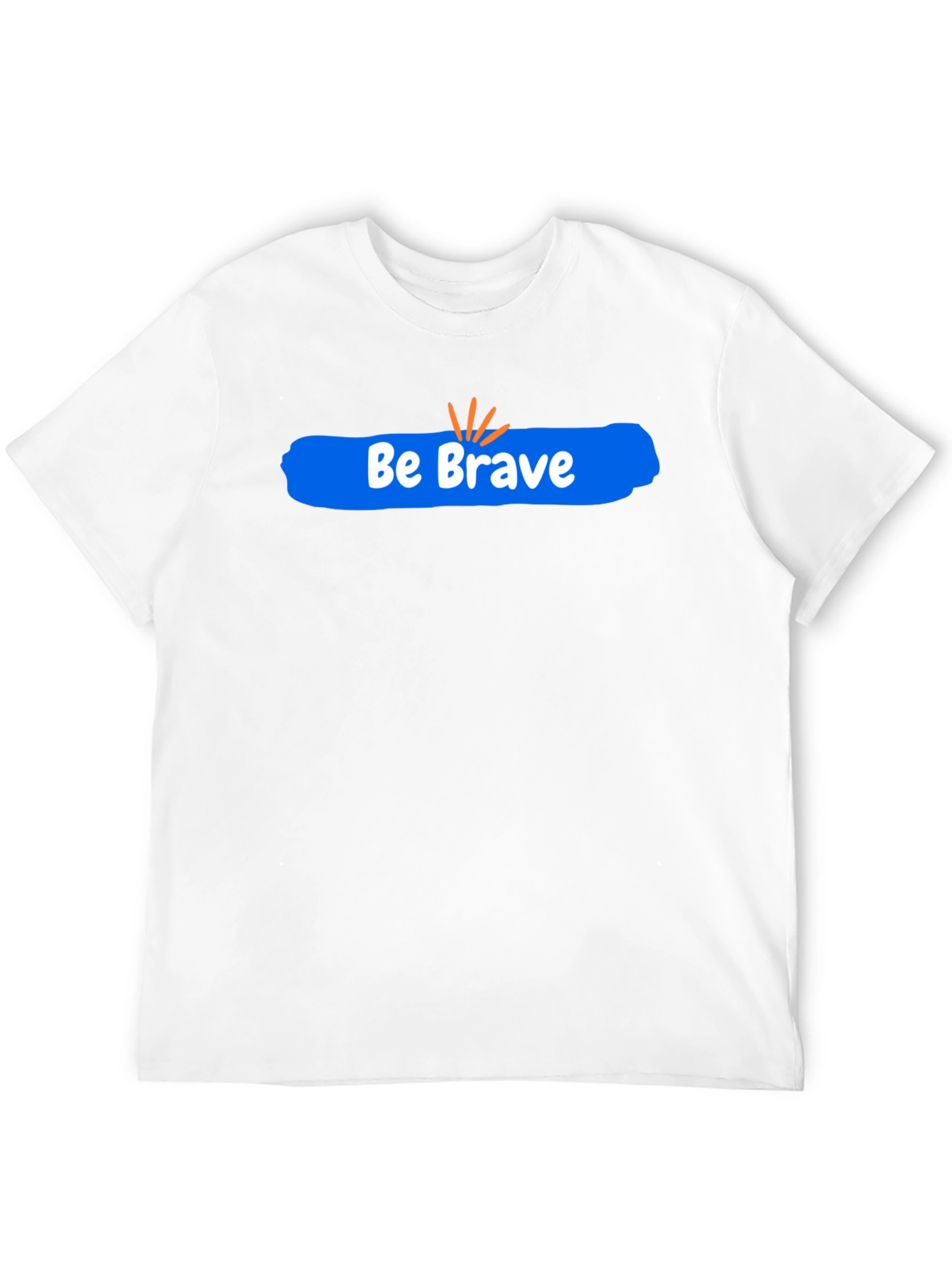 Be Brave Graphic Tee - Black Cotton Comfort