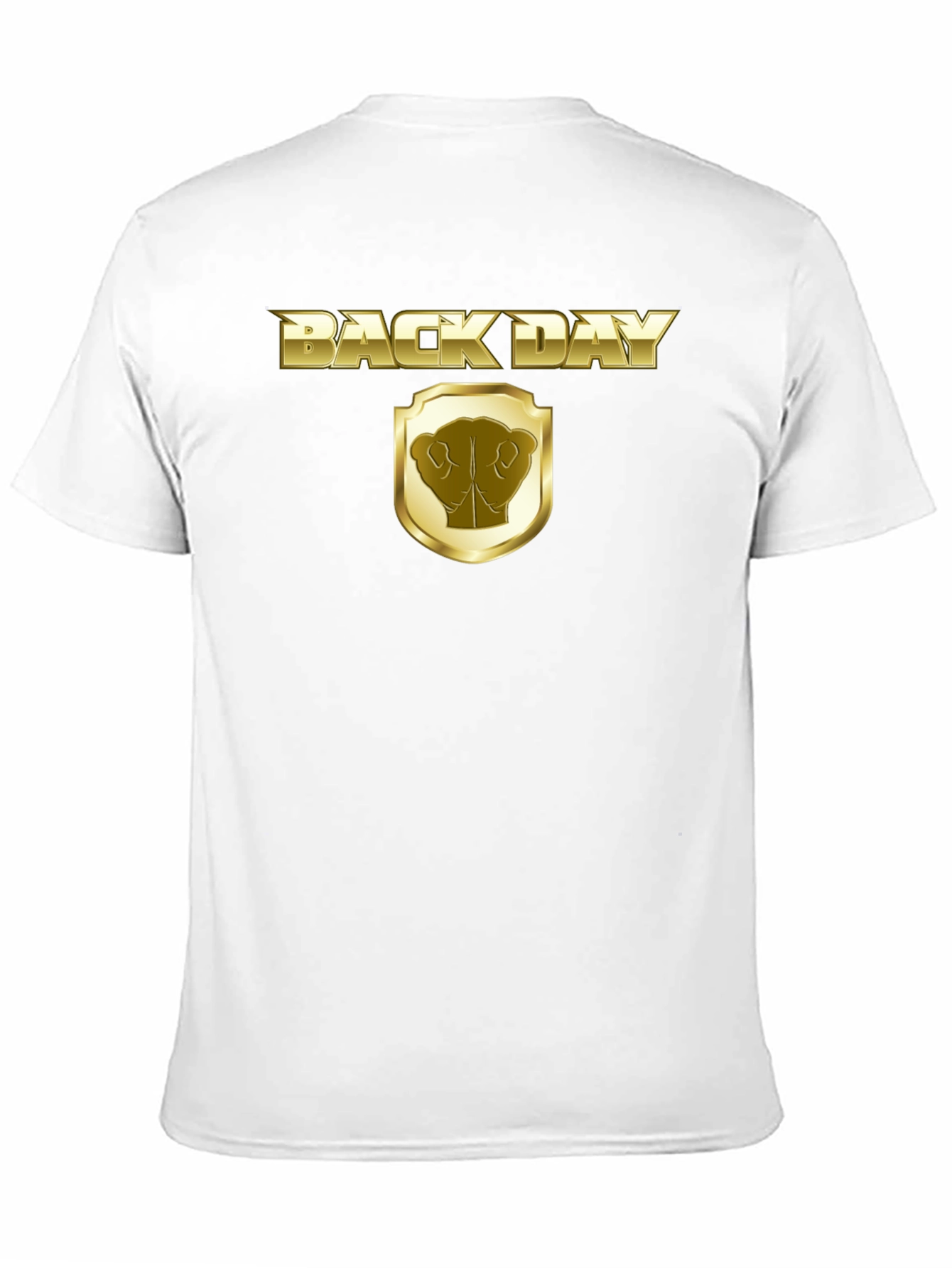 Back Day Gold Graphic T-Shirt
