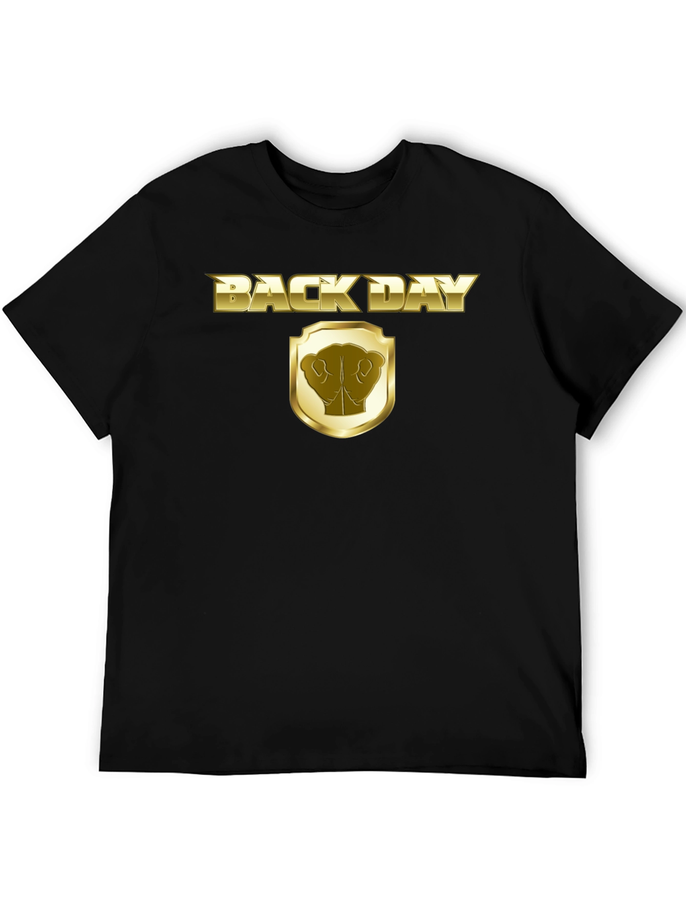 Back Day Gold Graphic T-Shirt