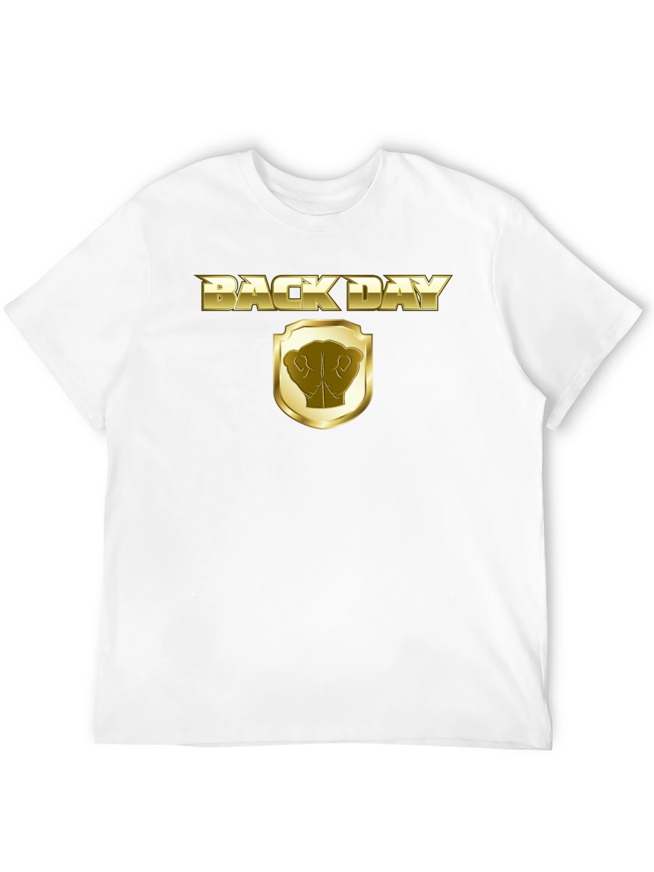 Back Day Gold Graphic T-Shirt
