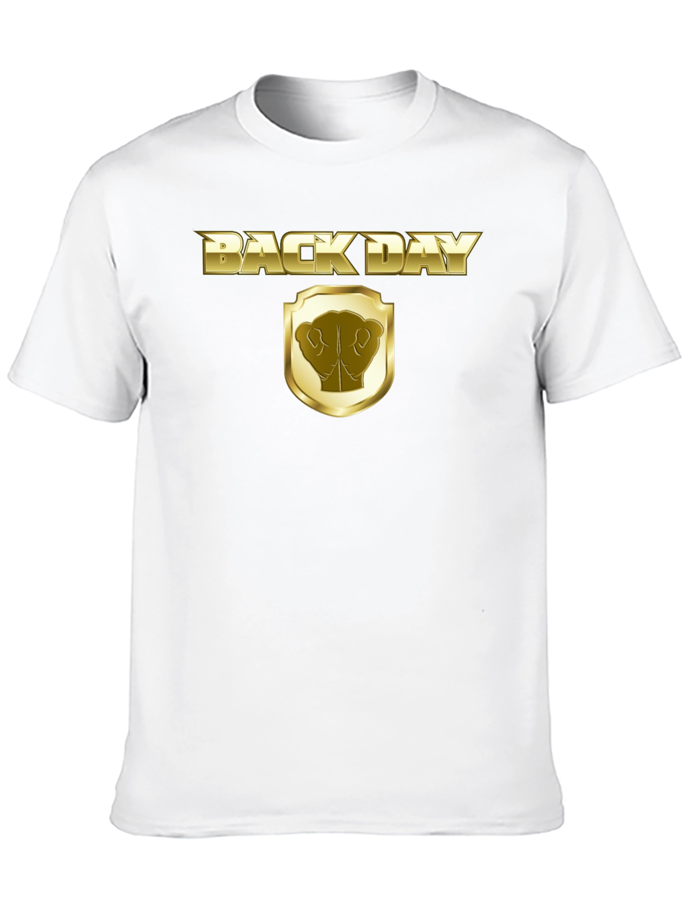 Back Day Gold Graphic T-Shirt