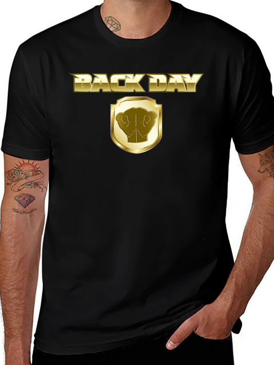 Back Day Gold Graphic T-Shirt