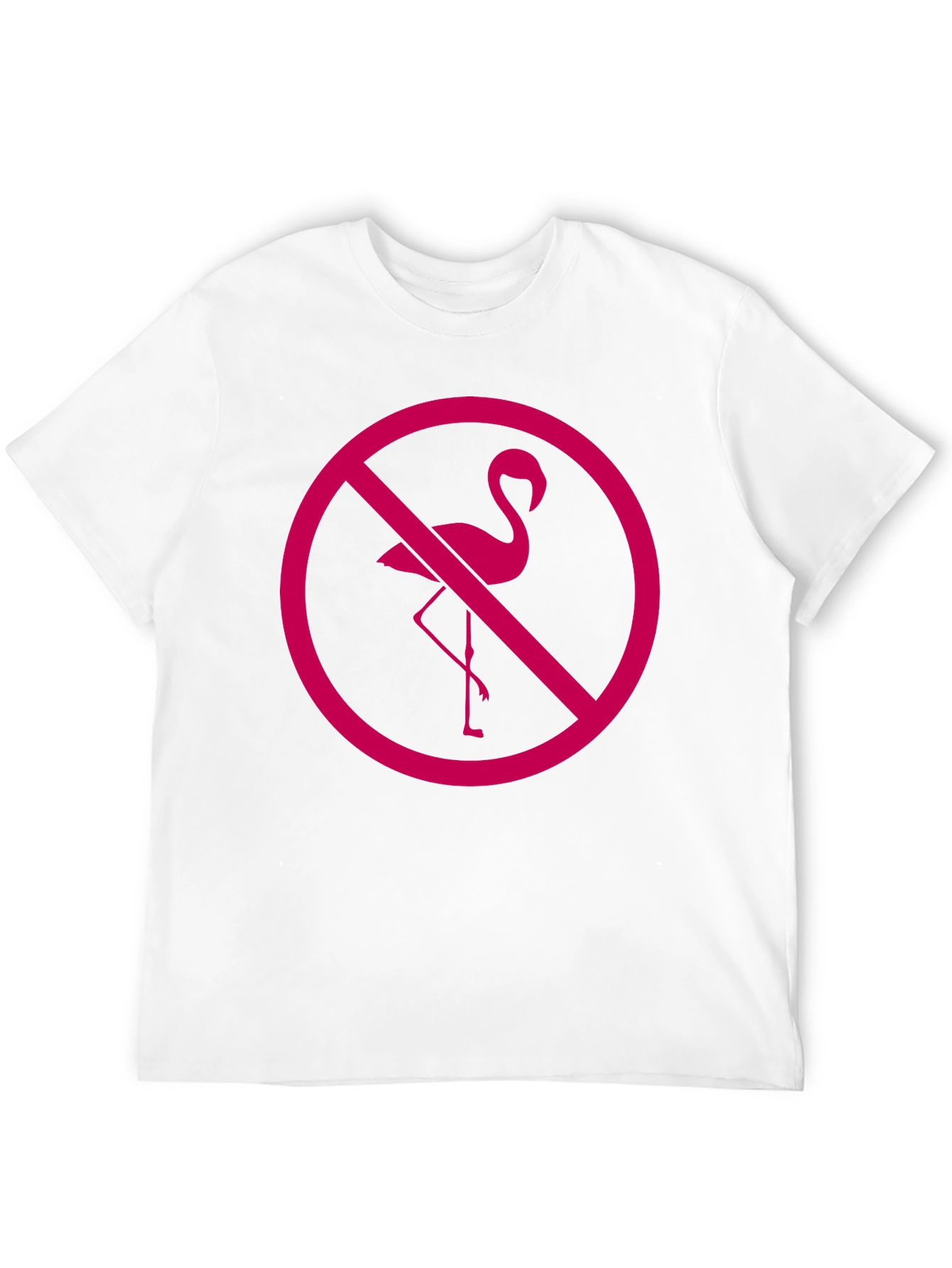 No Flamingos Allowed Black T-Shirt