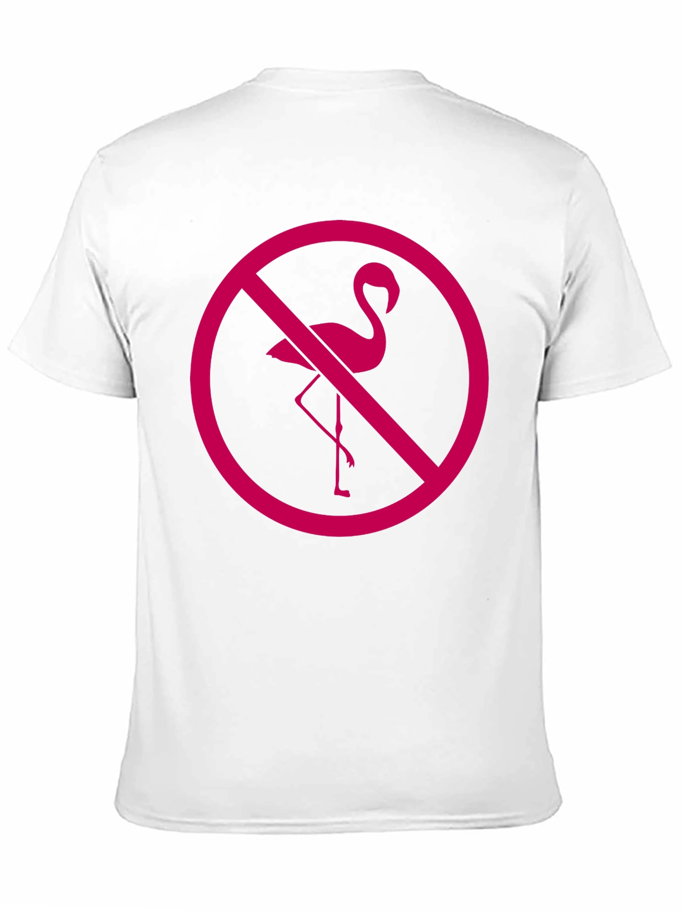 No Flamingos Allowed Black T-Shirt