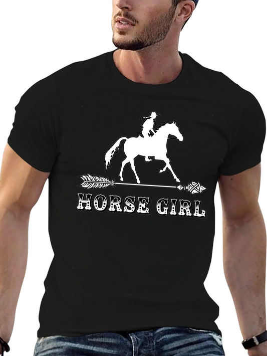 Horse Girl Arrow T-Shirt - Equestrian Tee