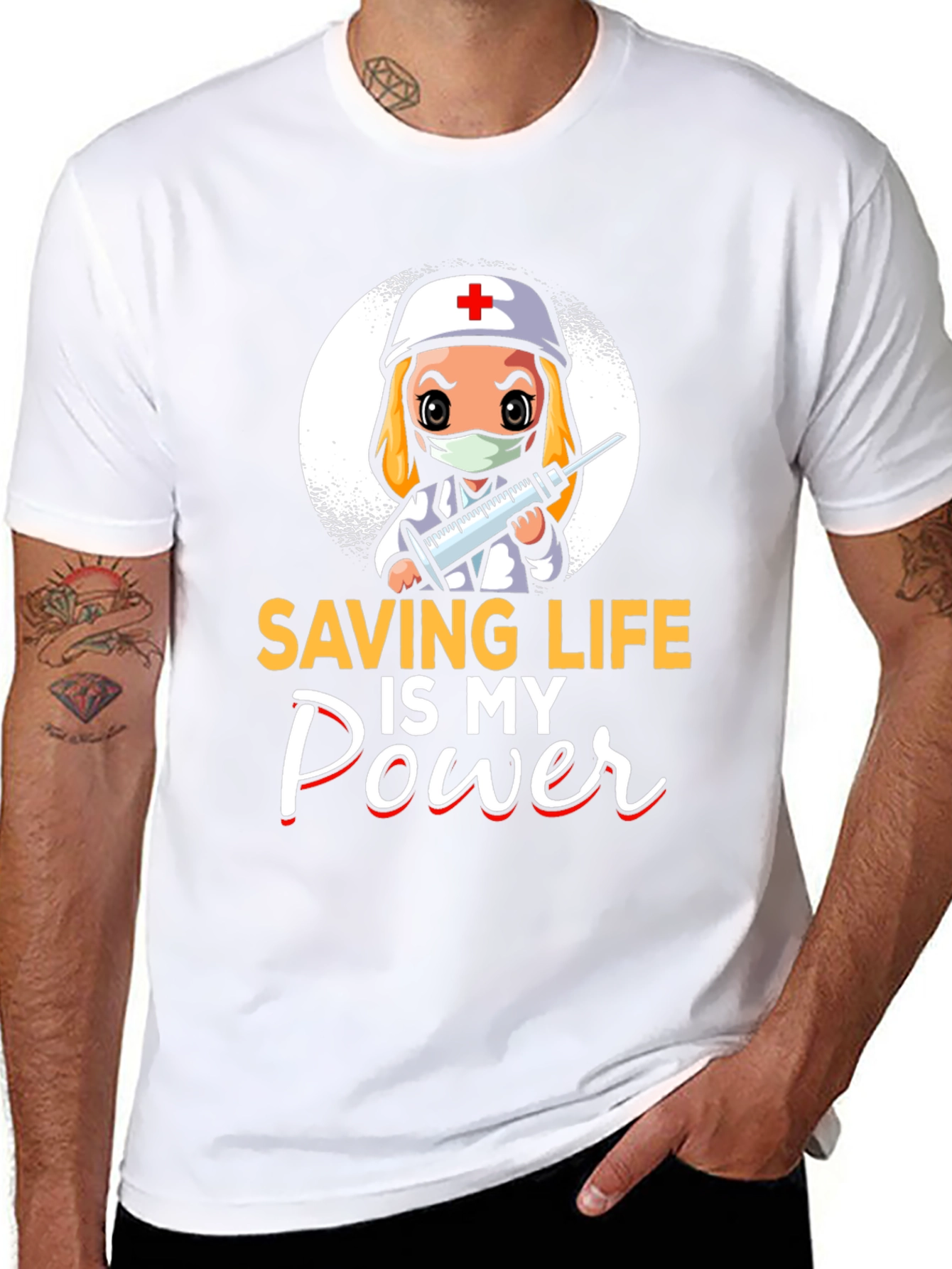 Saving Life is My Power T-Shirt