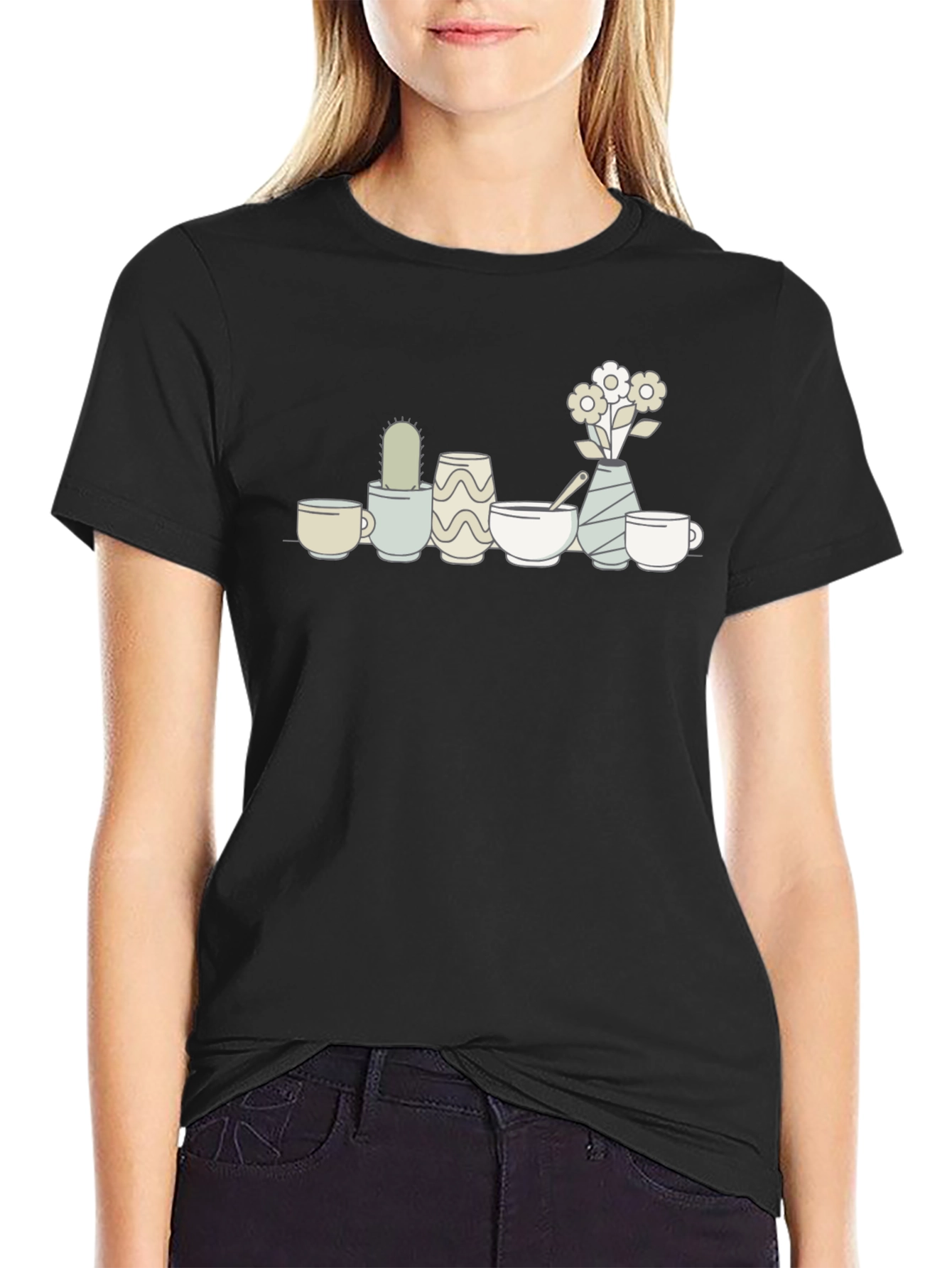 Minimalist Still Life Graphic Tee