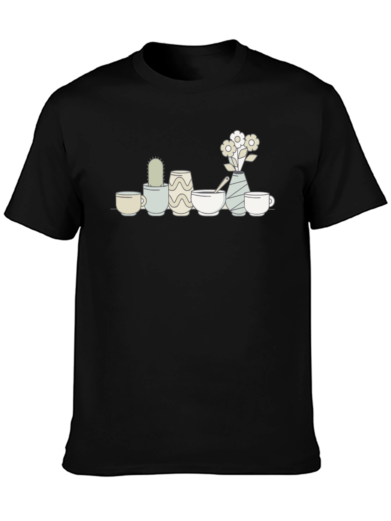 Minimalist Still Life Graphic Tee