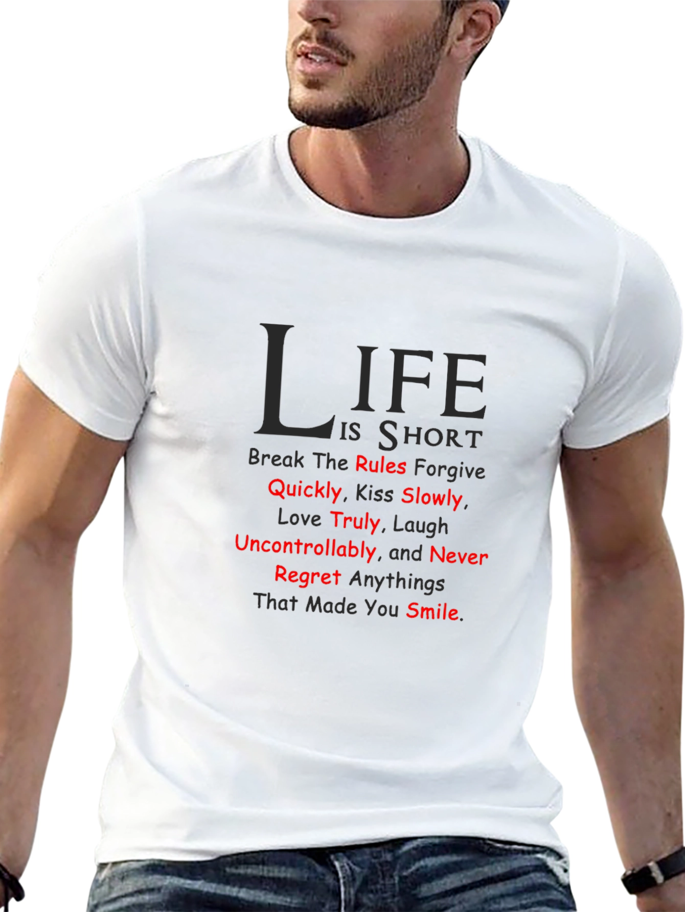 Life is Short Graphic T-Shirt