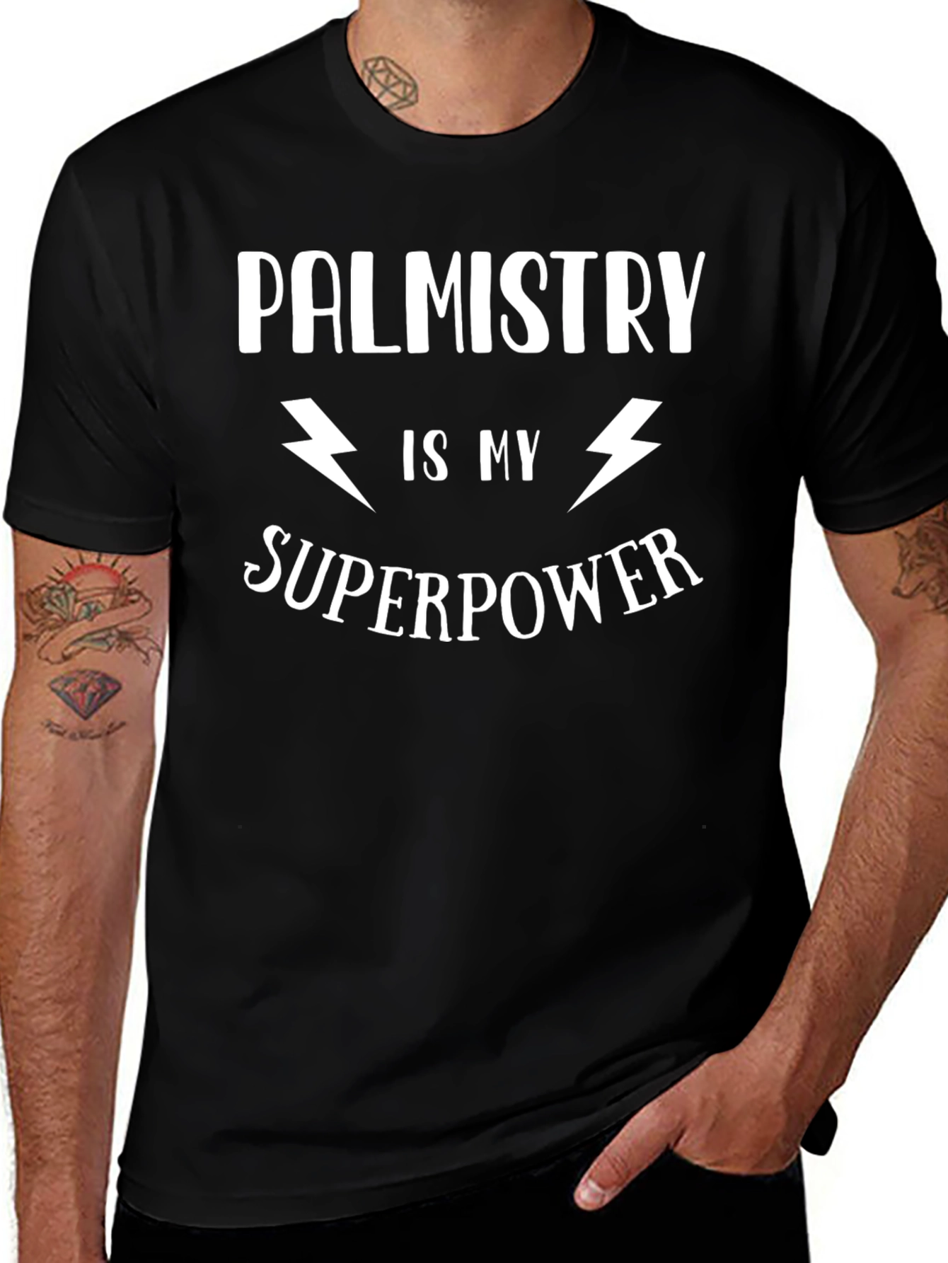 Palmistry Superpower Graphic T-Shirt