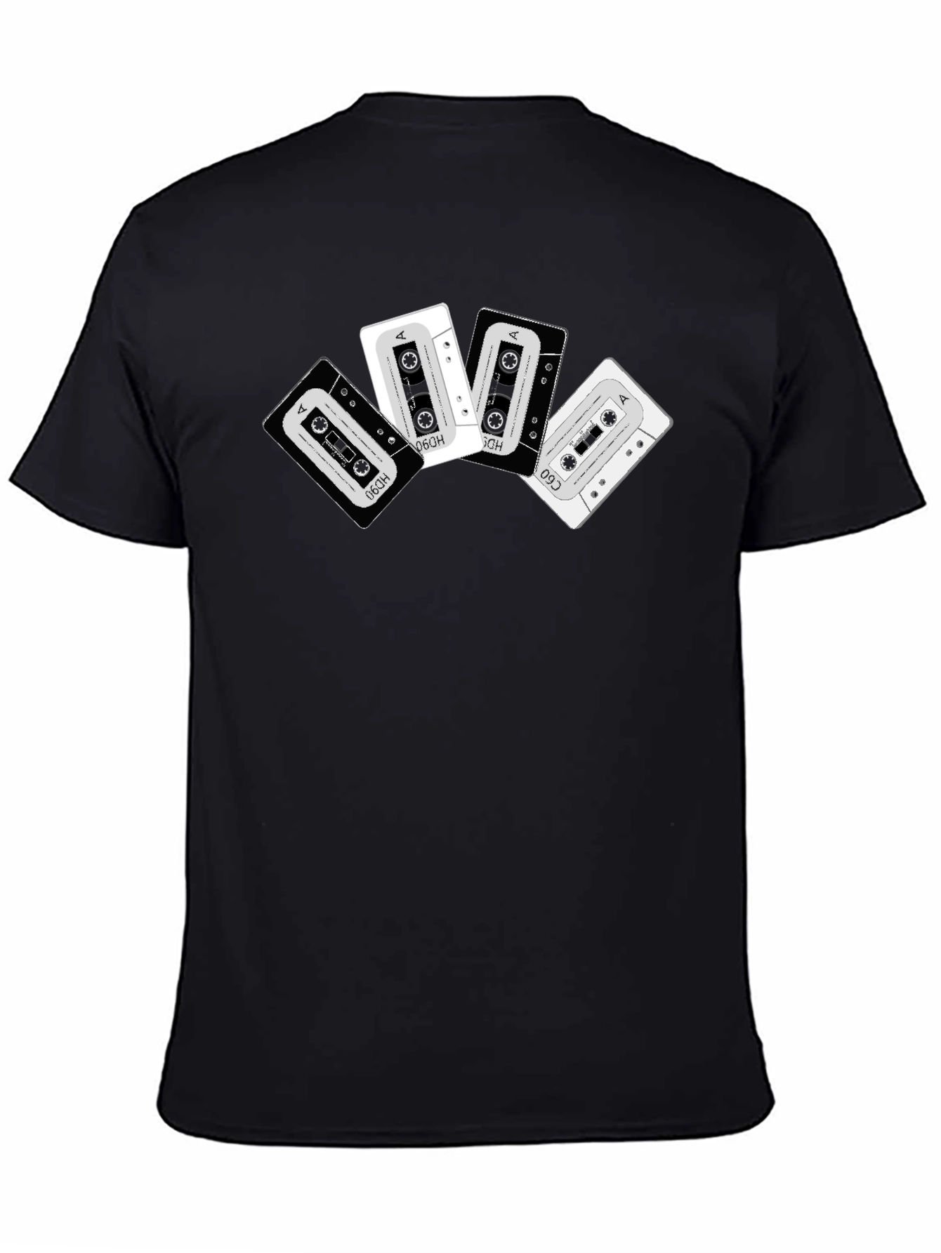 Retro Cassette Tape Graphic T-Shirt