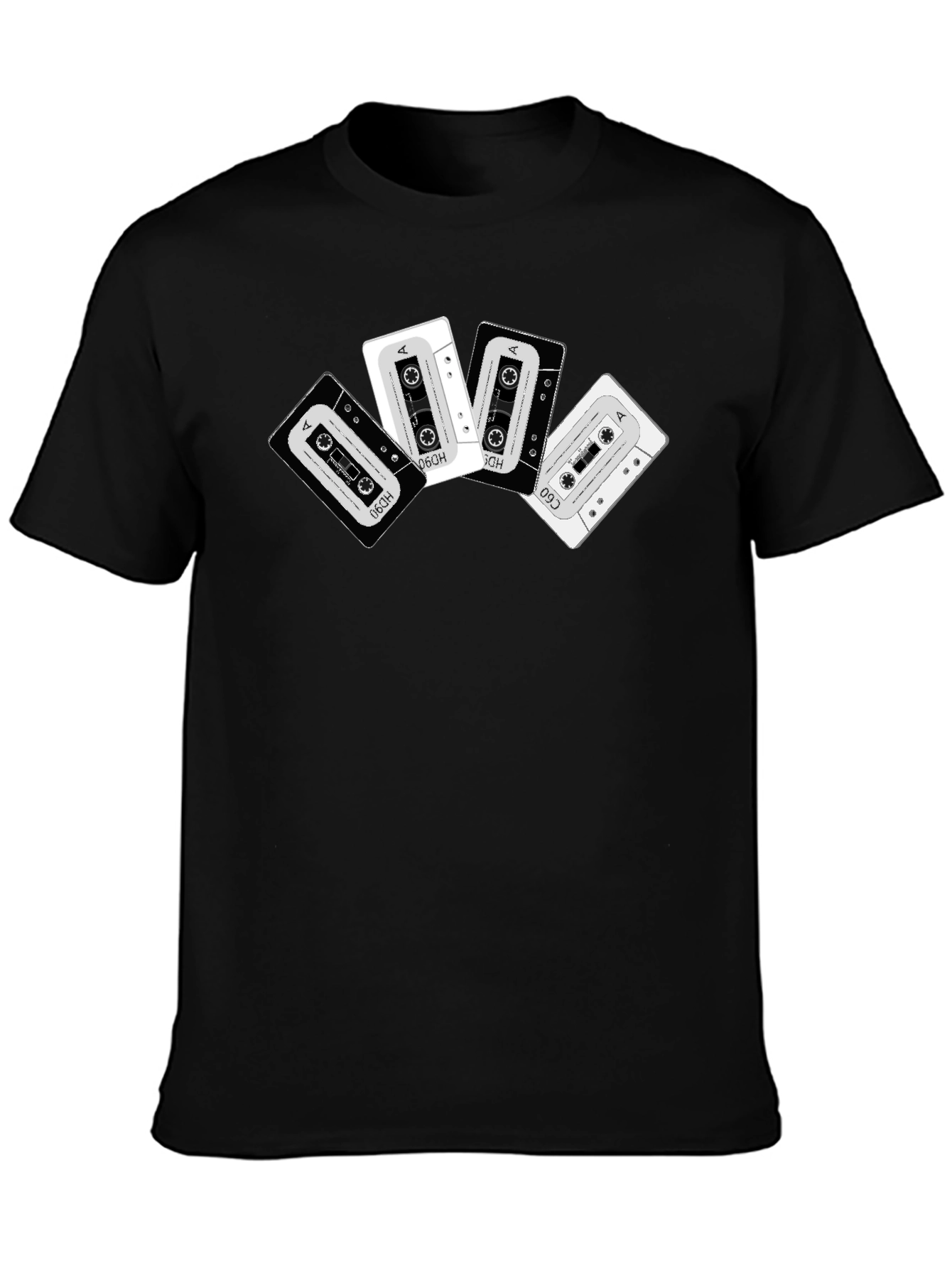 Retro Cassette Tape Graphic T-Shirt