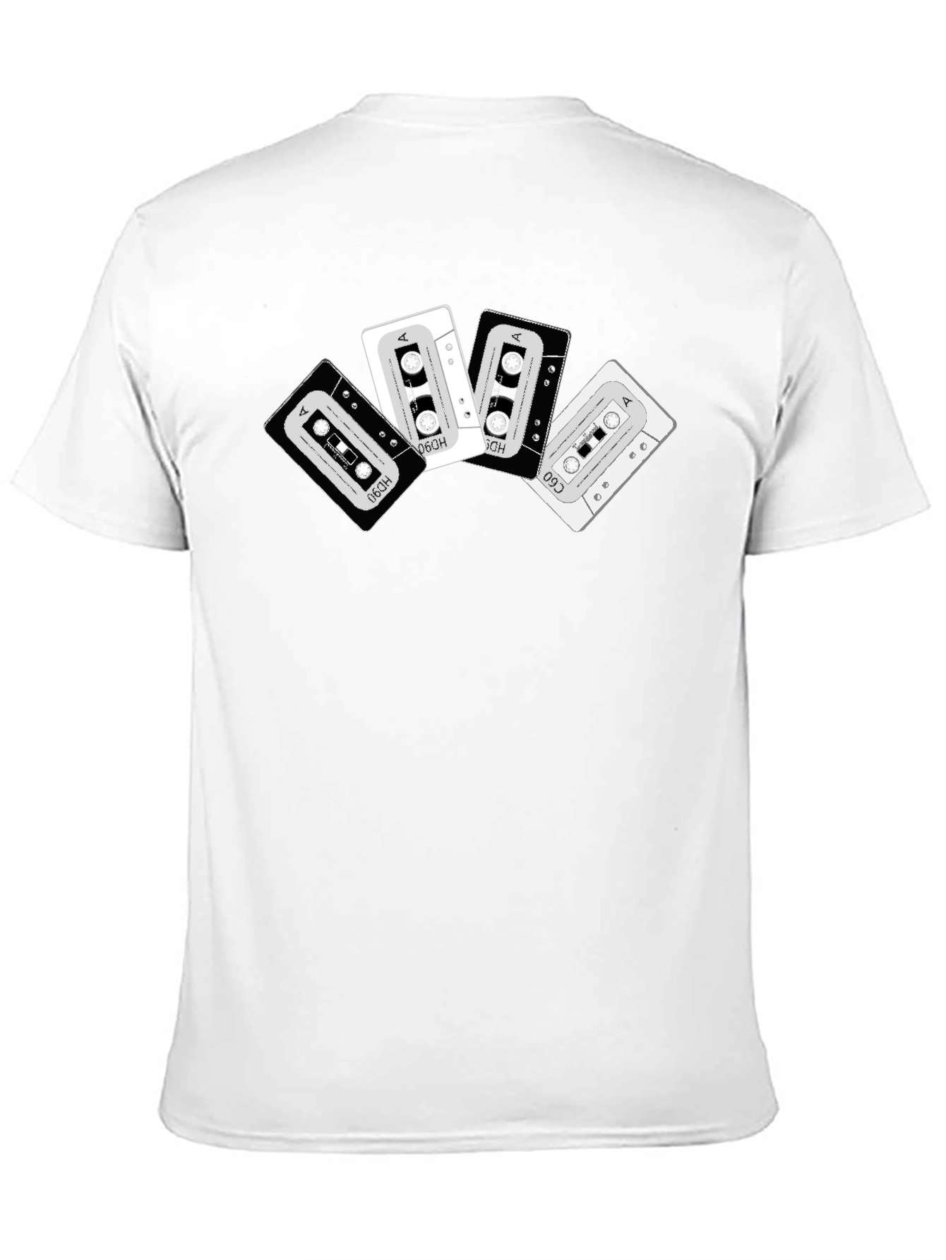 Retro Cassette Tape Graphic T-Shirt