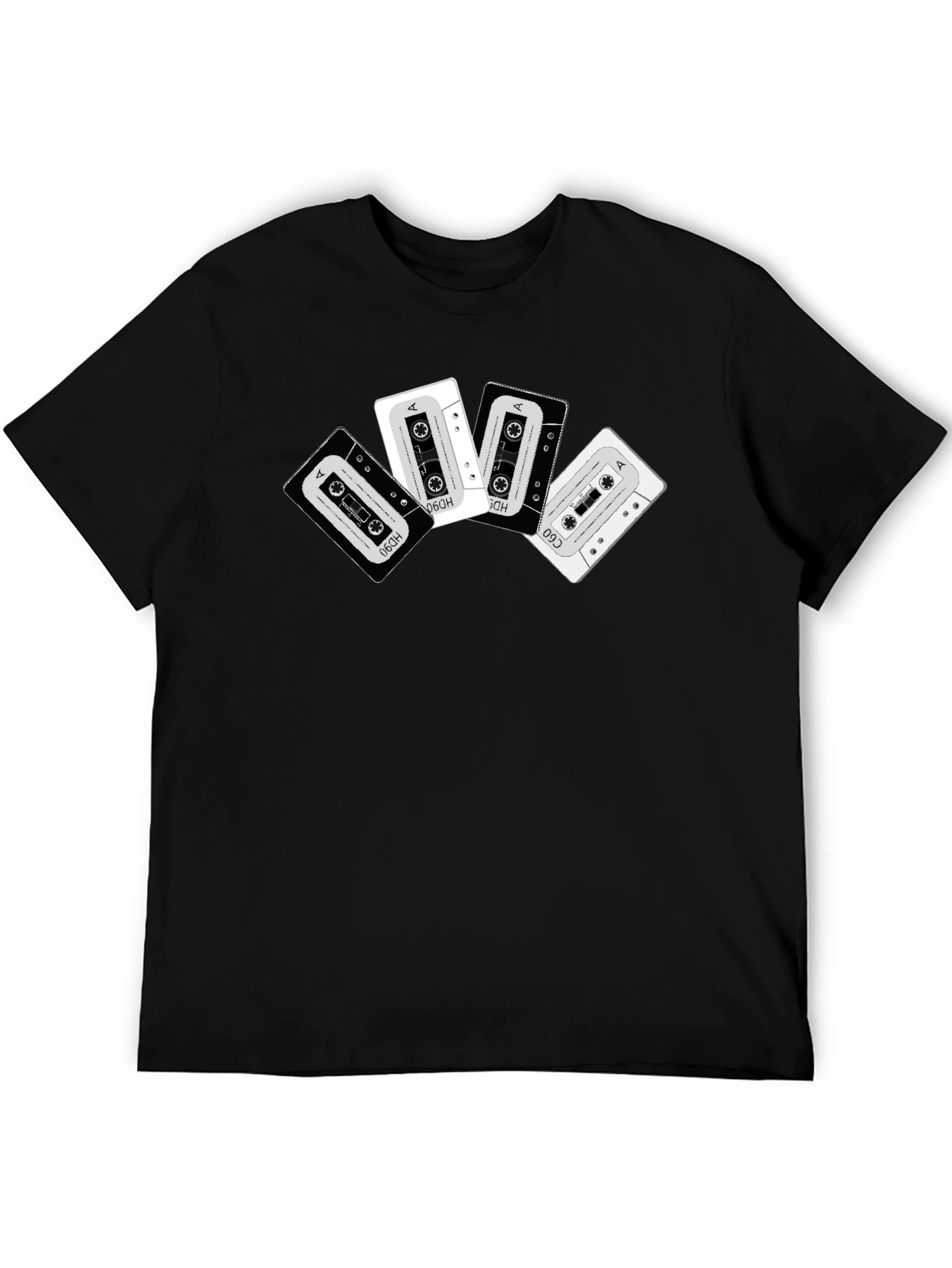 Retro Cassette Tape Graphic T-Shirt