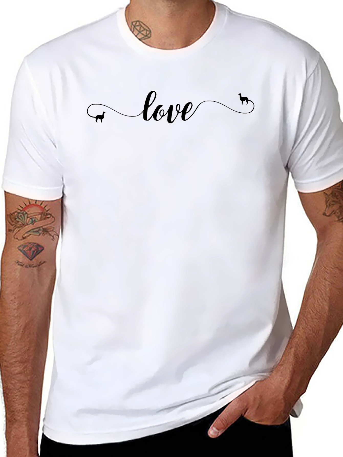 Love Cats Tee - Soft Black Graphic T-Shirt