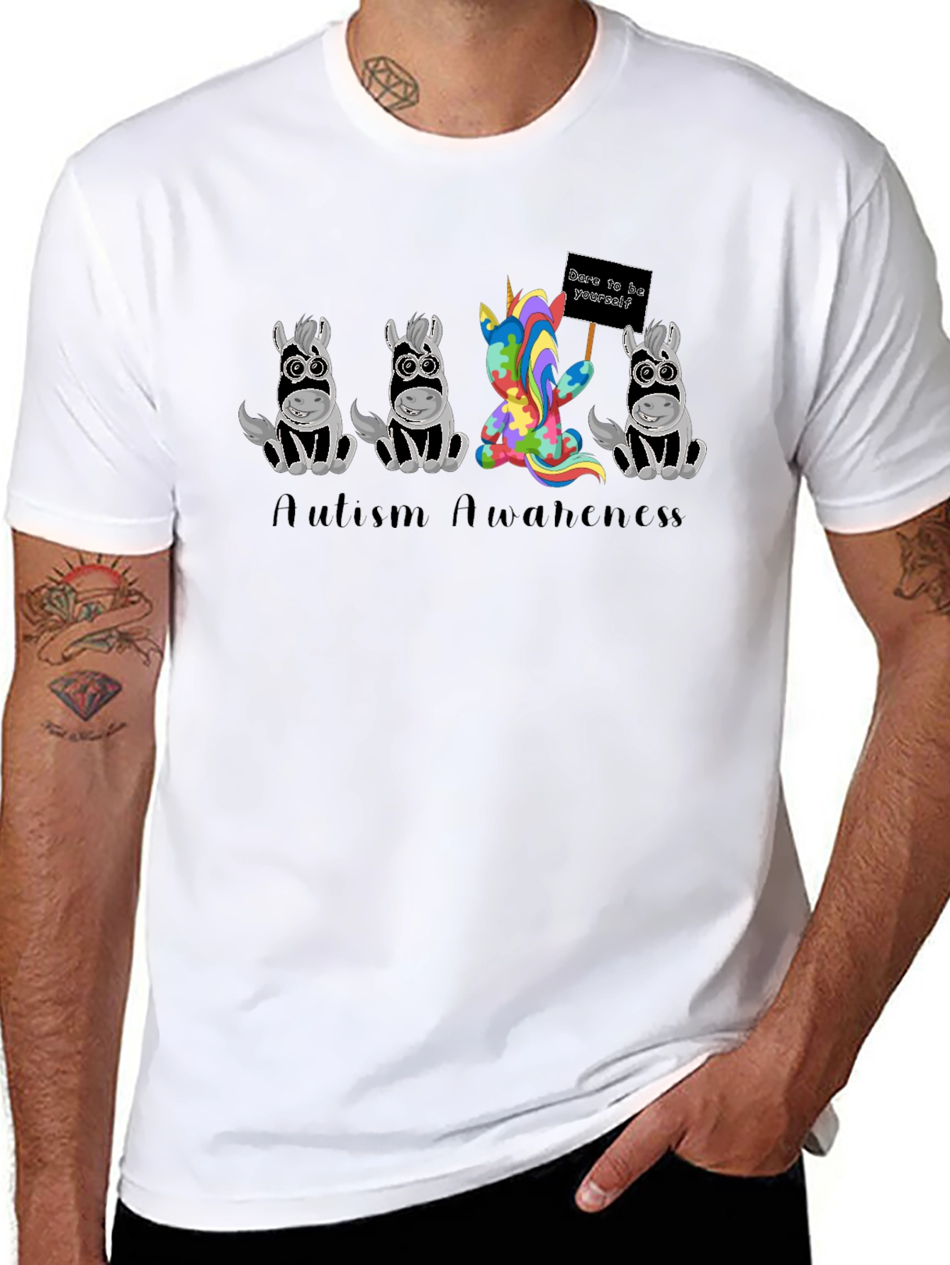 Autism Awareness Unicorn Tee