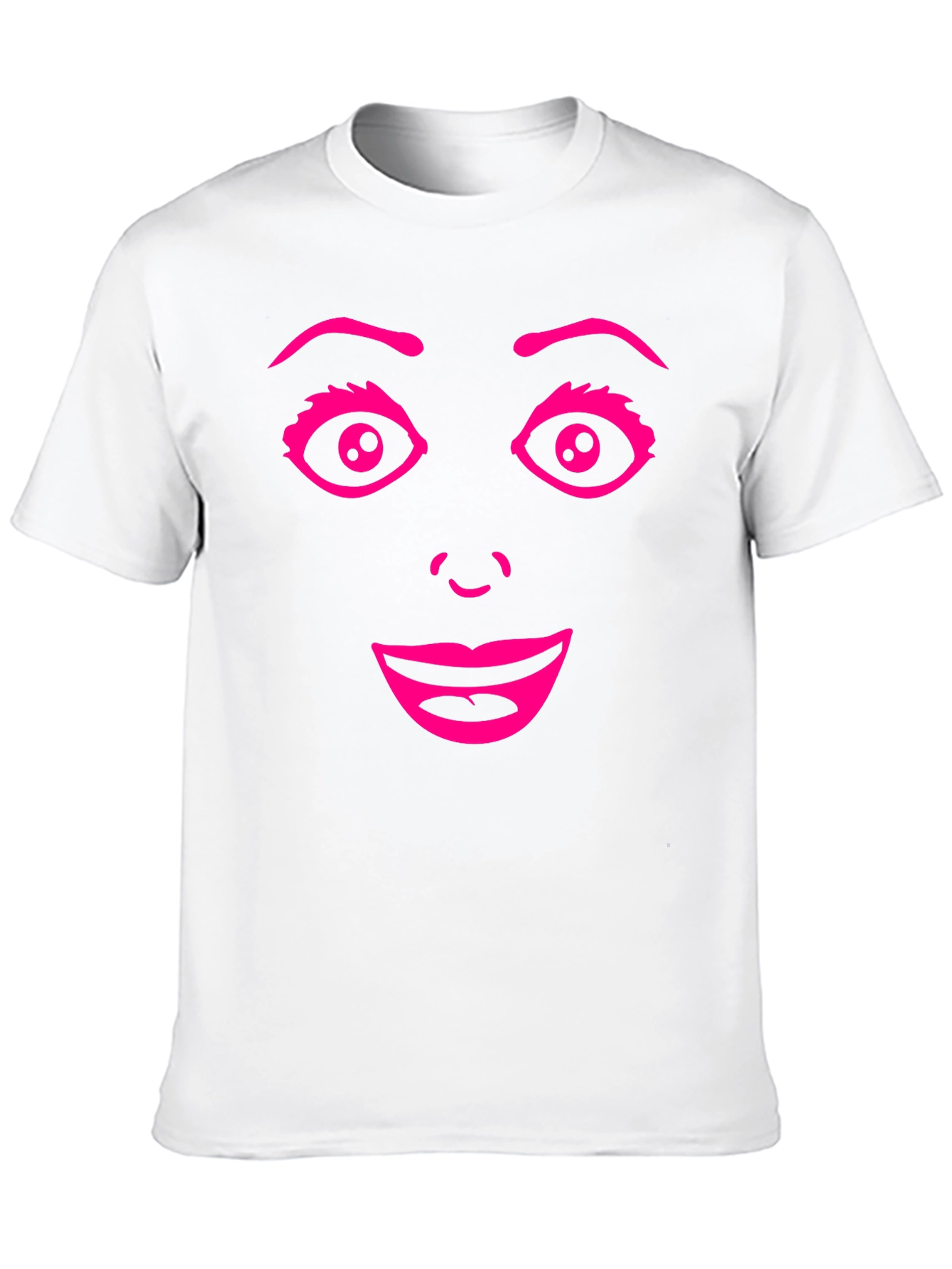 Funny Face Graphic Tee - Black