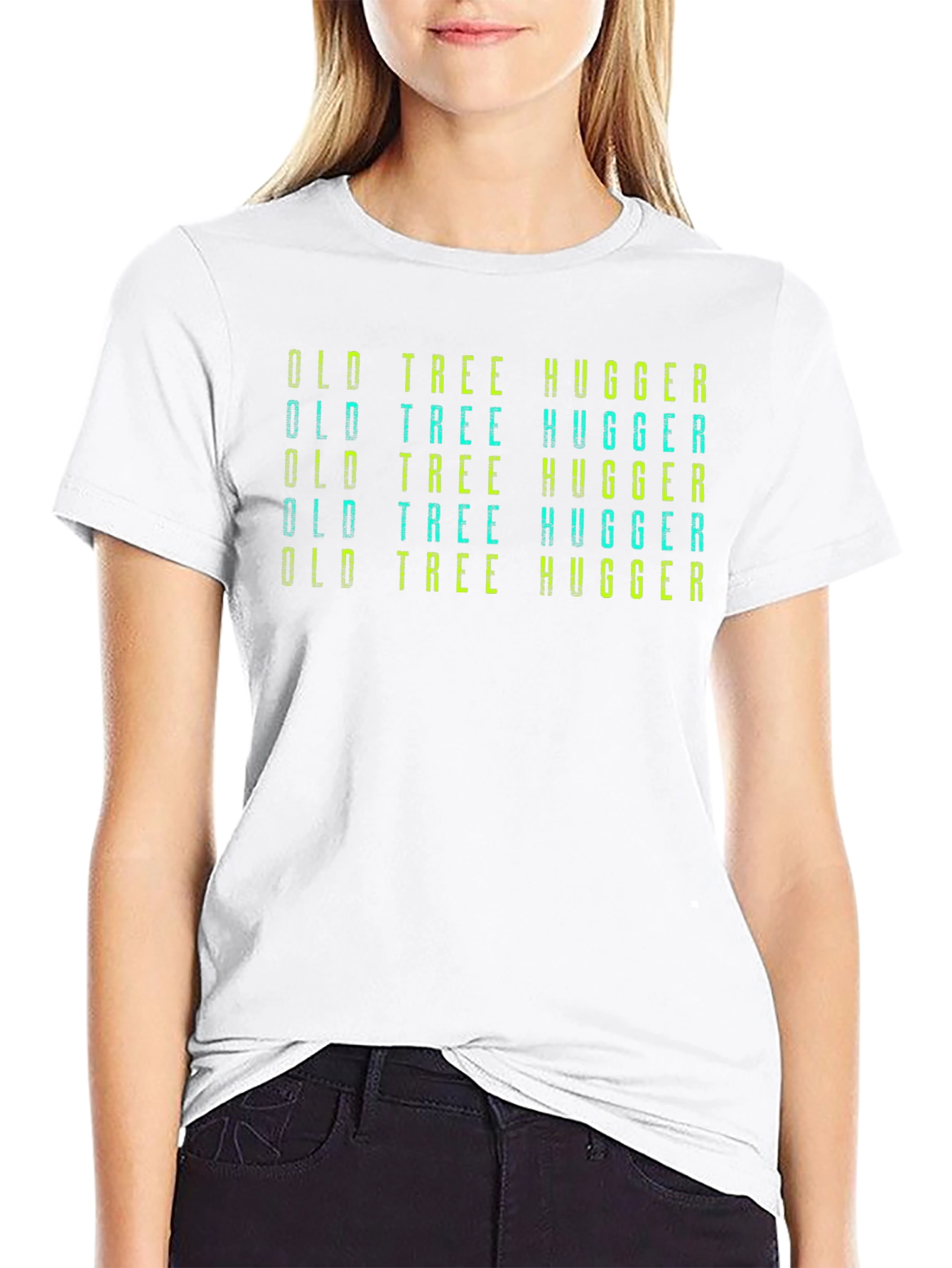 Old Tree Hugger Graphic T-Shirt - Nature Lover Tee