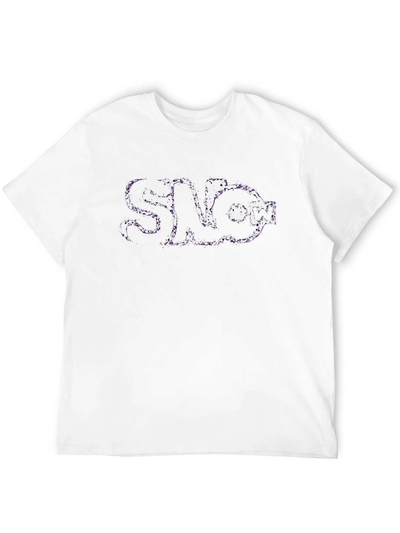 SNO Grunge Graphic Tee - Black Cotton T-Shirt